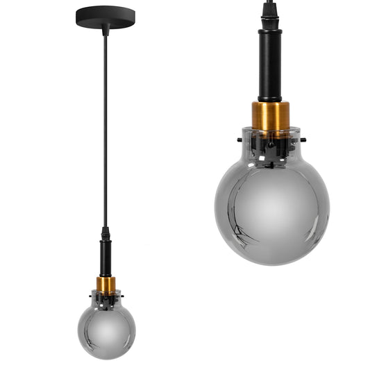 Lampă suspendată APP1124-1CP Black Gold  1