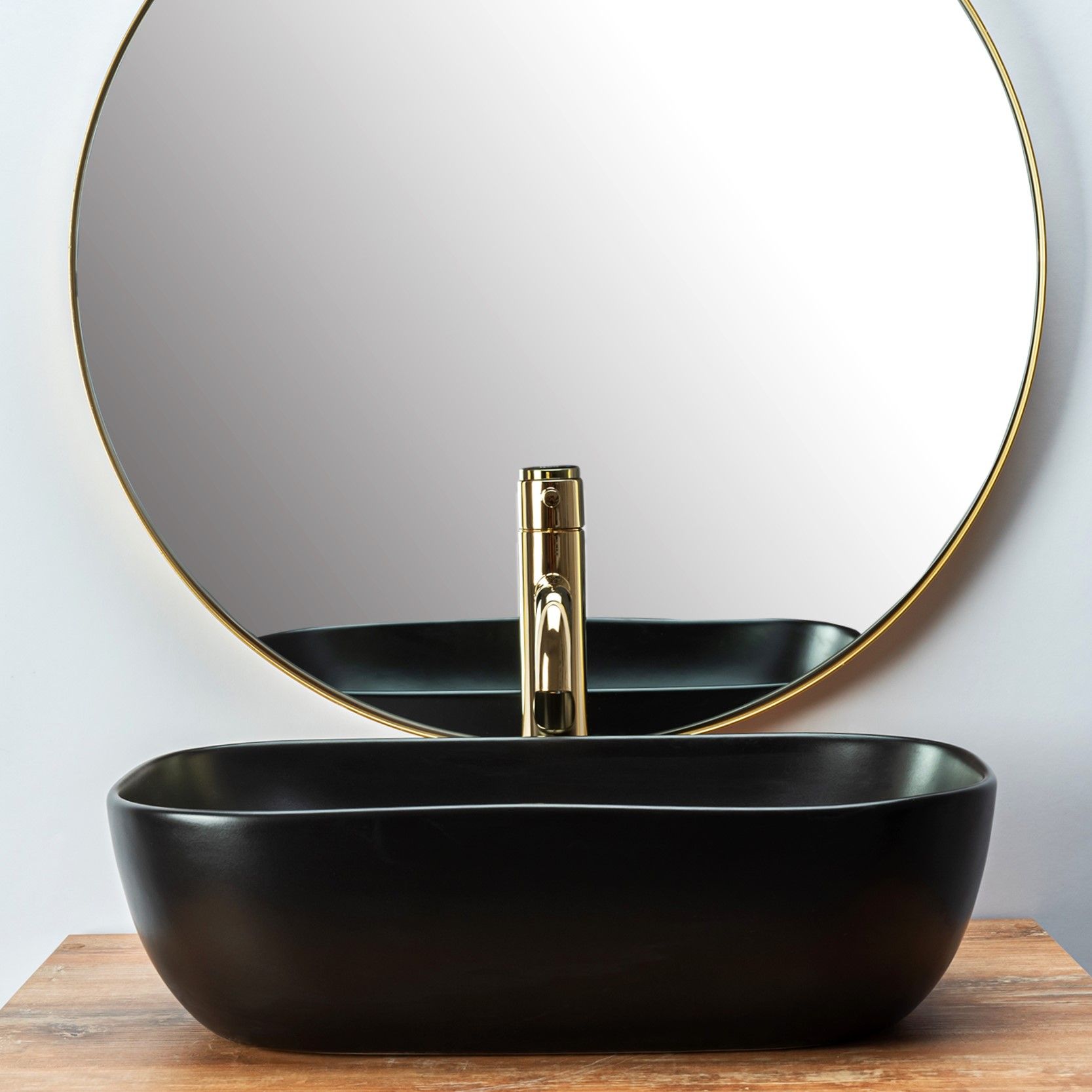 Lavoar pentru blat Rea Belinda Black Mat 4