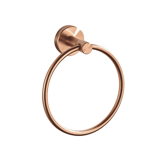 Cuier de baie Ring 6610 Modern Brush Copper  1