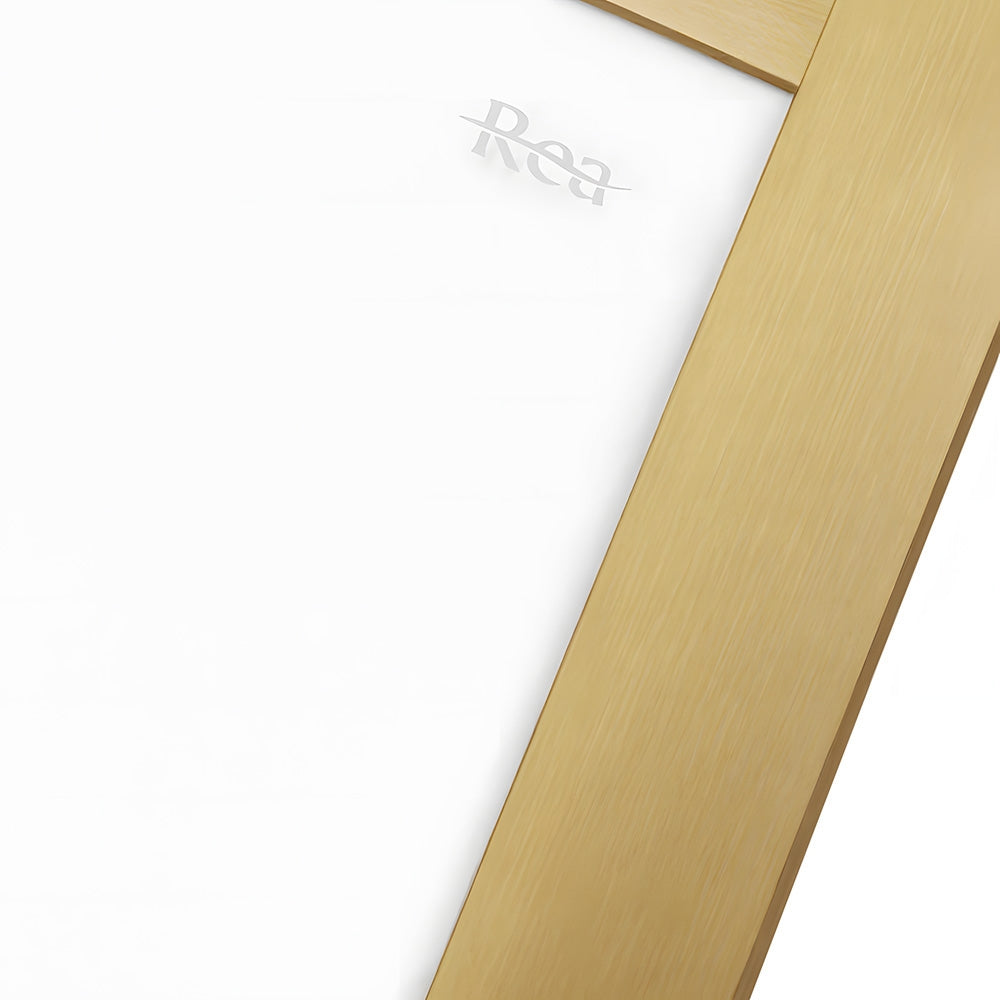 Cabină de duș Rea City 80x100 cm Brush Gold cu cadita Savoy black 7