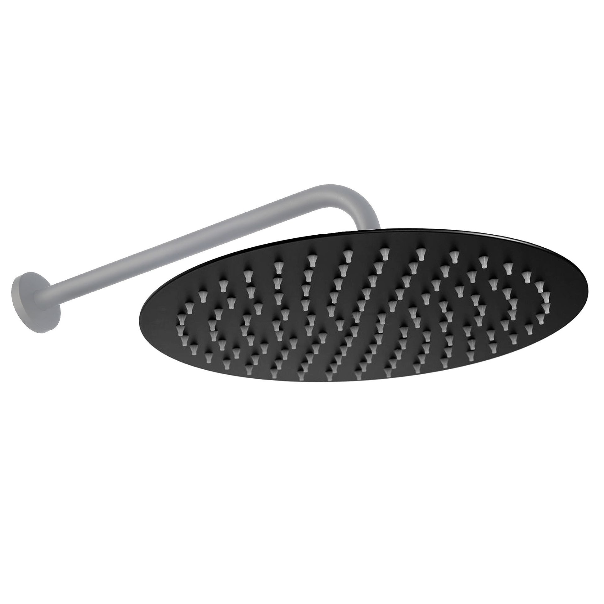 Cap De Duș Rea Black Matt 25cm  1