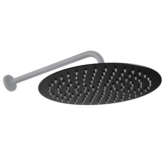 Cap De Duș Rea Black Matt 25cm  1