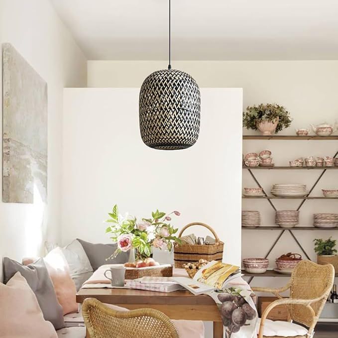 LAMPA SUFITOWA WISZĄCA BOHO BAMBOO APP1542-1CP 3