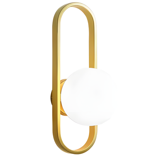 Lampa De Perete APP1756-1W Brush Gold White  1