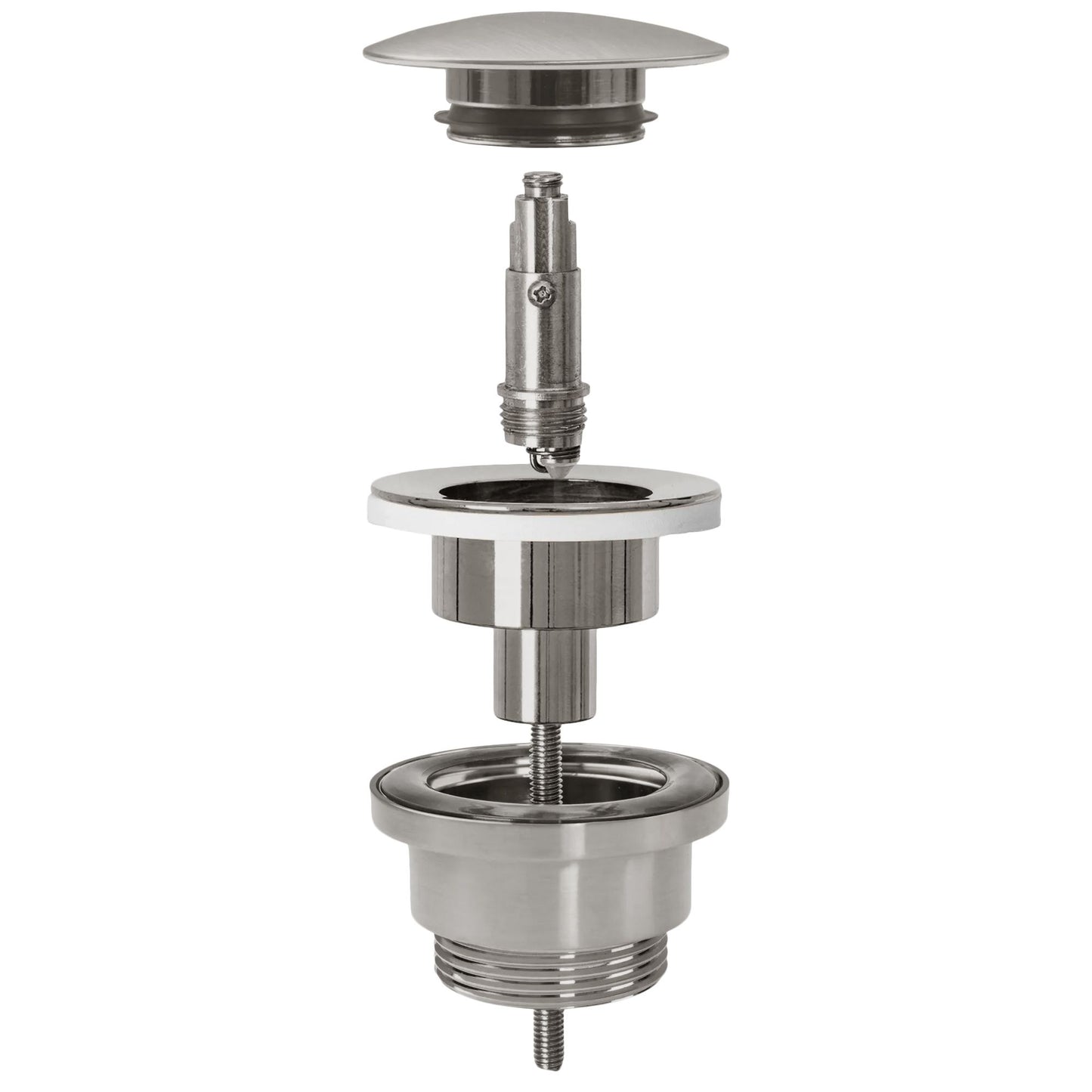 Dop universal pentru lavoar click-clack Rea Nichel INOX  2