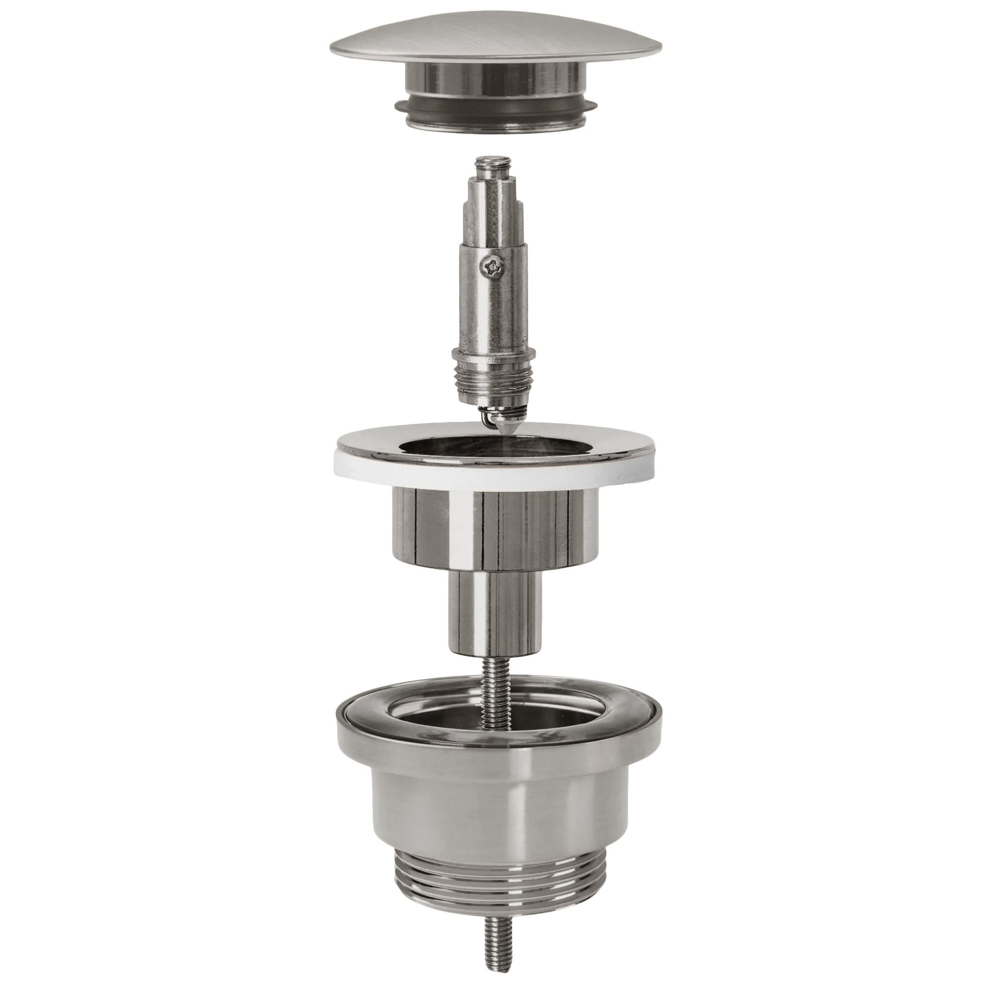 Dop universal pentru lavoar click-clack Rea Nichel INOX  2
