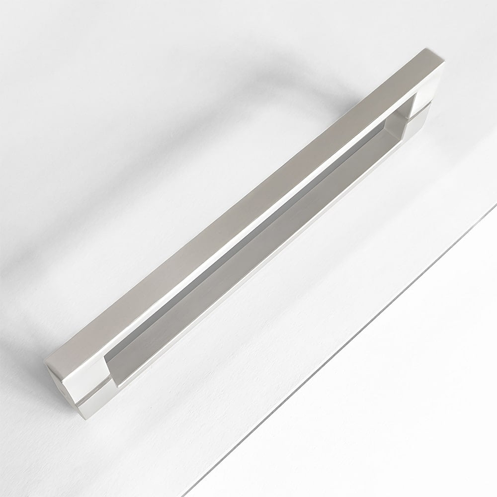 Cabină de duș Rea City 90x90 cm Nickel Brush cu cadita Savoy black 6