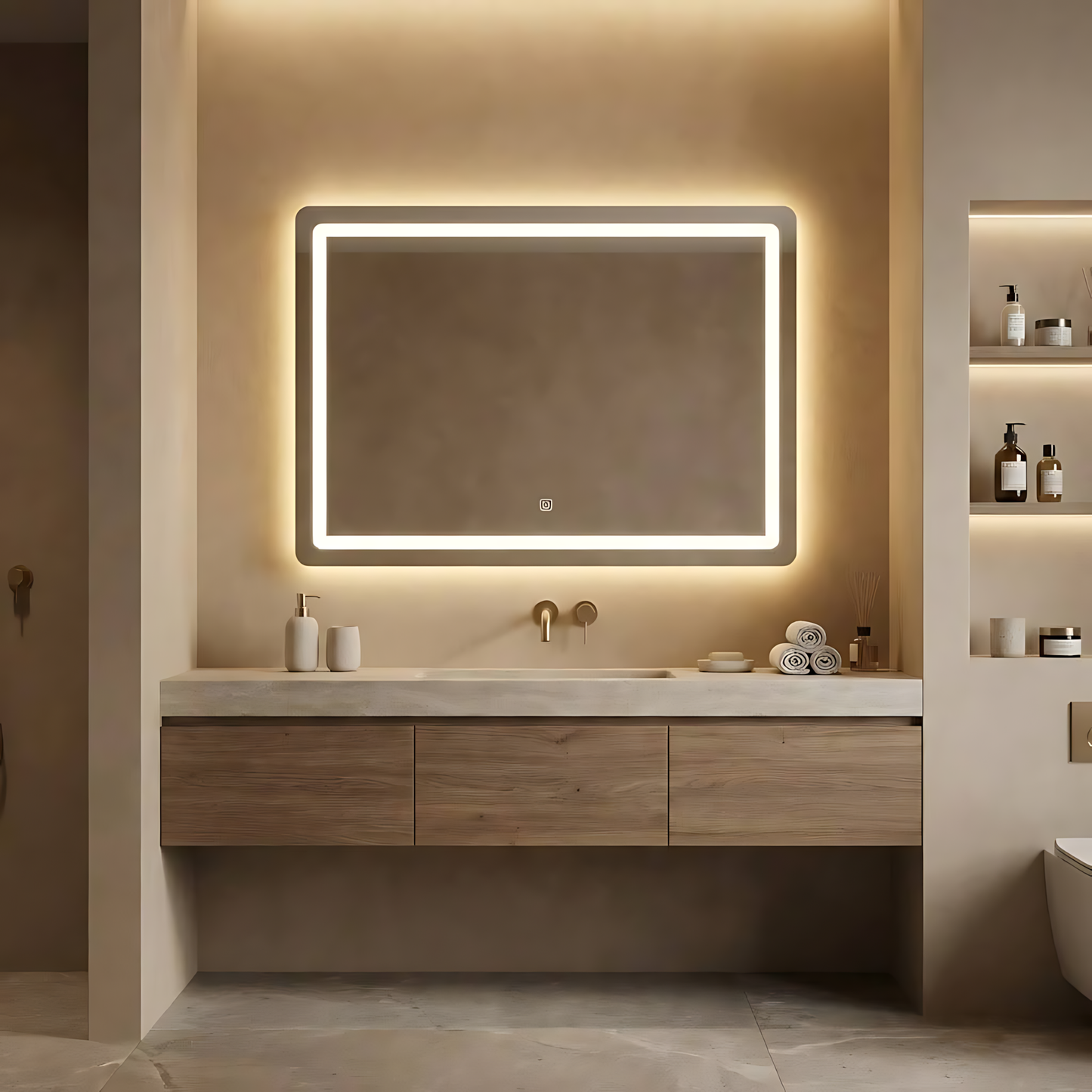 Oglindă LED 80x60cm P10407  4