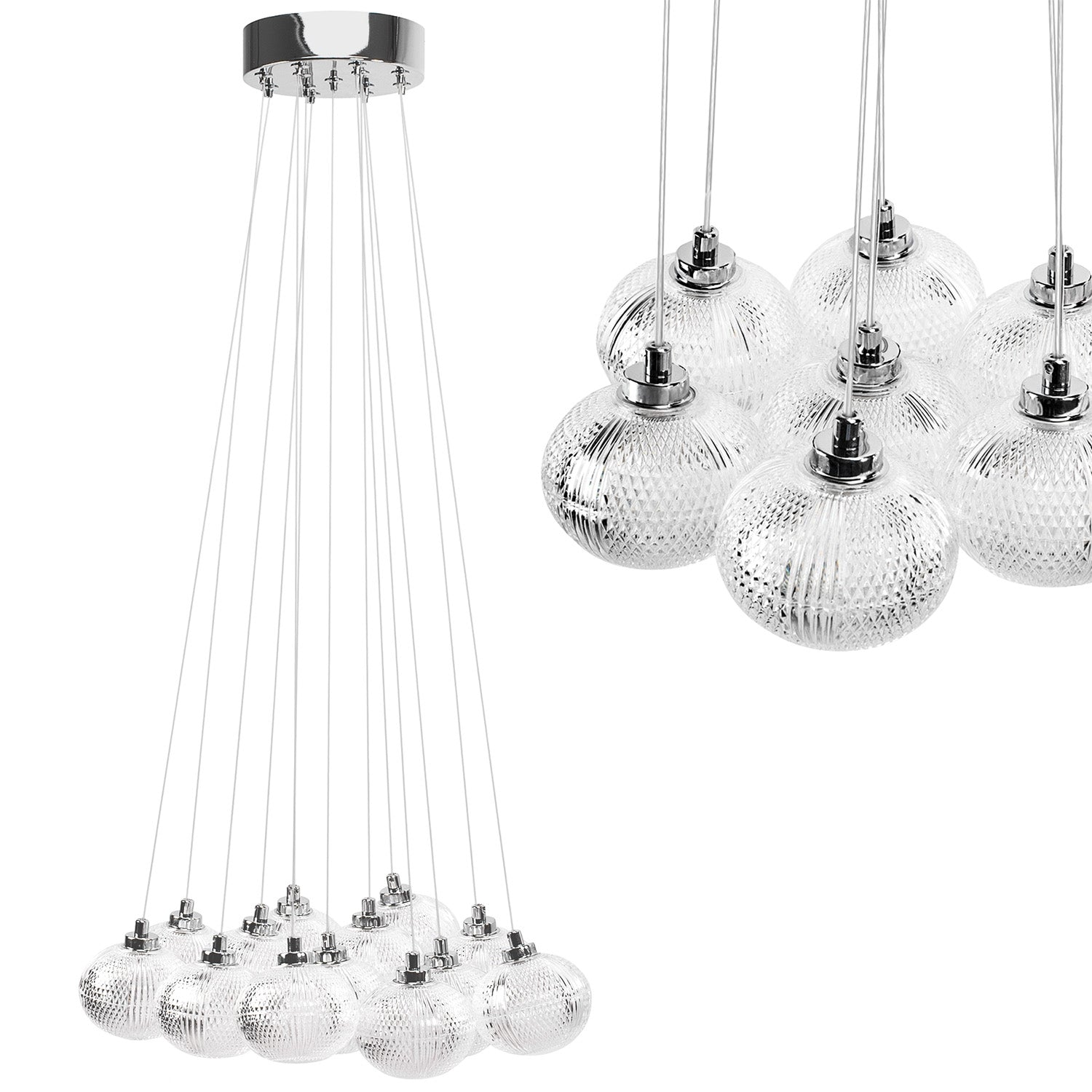 Lampă Suspendată Ms025-13cp Chrome  1