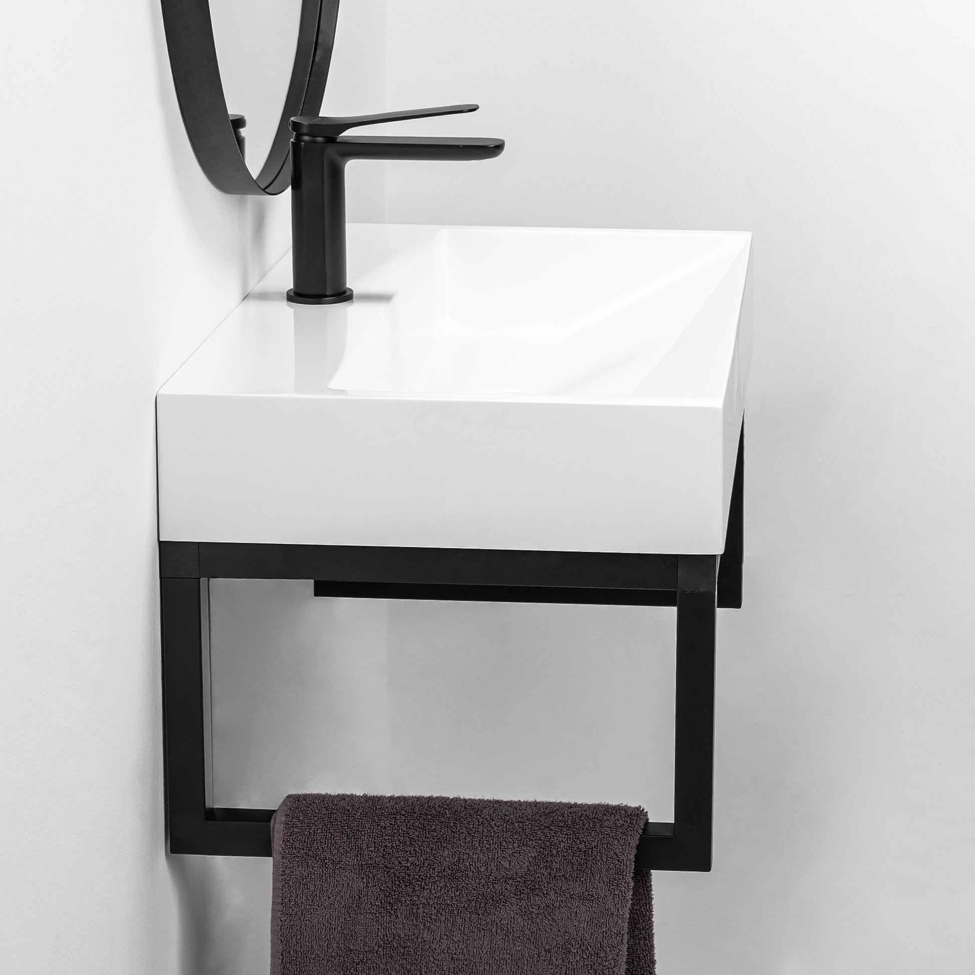 Chiuvetă Din Conglomerat Goya 70cm + Cadru  3