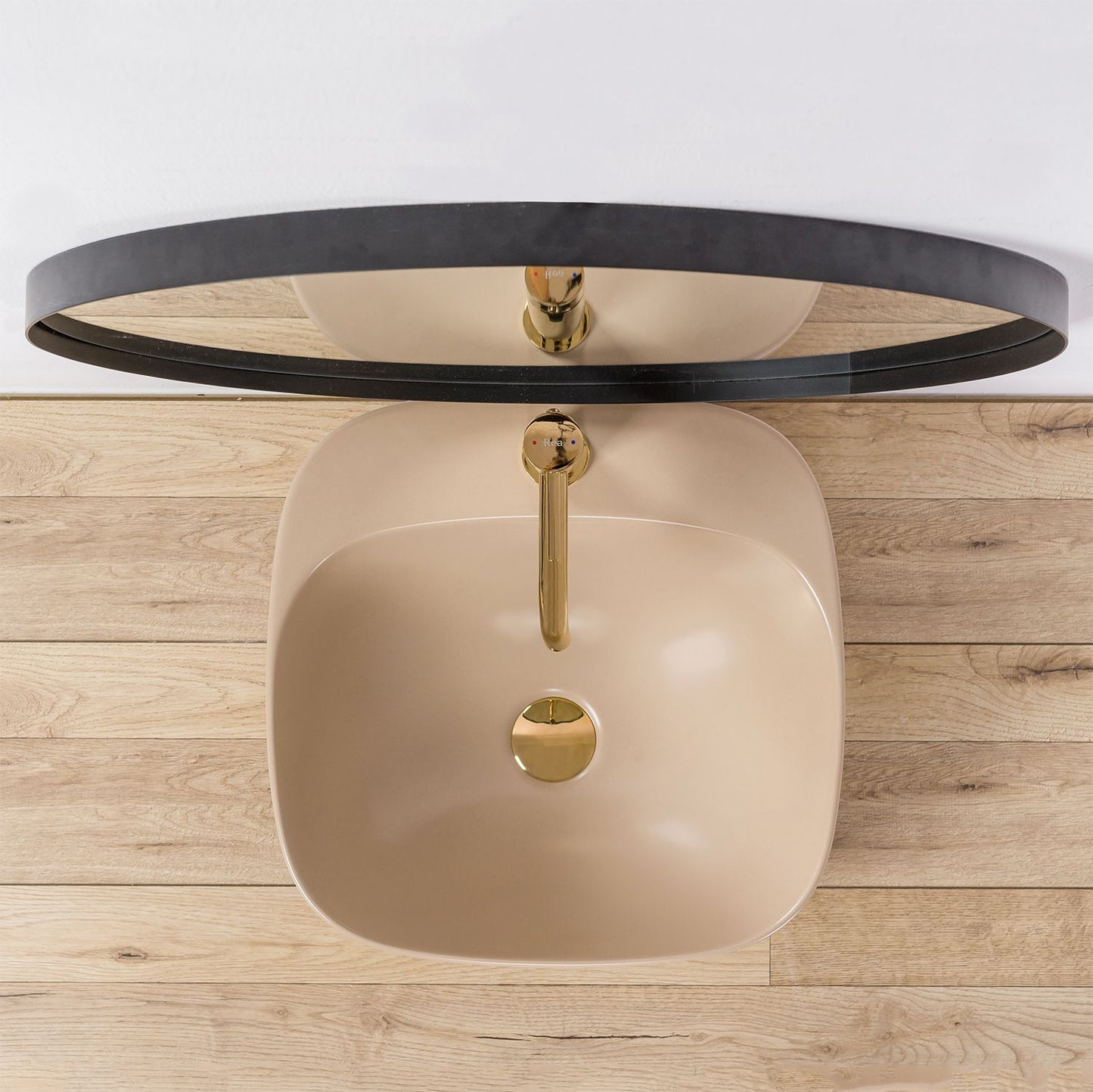 Lavoar pentru blat Rea Luiza 42 Beige MAT 5