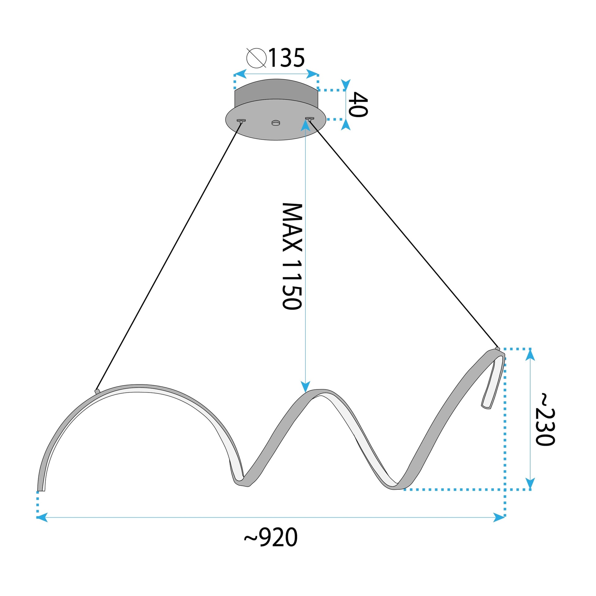 Lampa Led Lhj025-cp Chrome  7