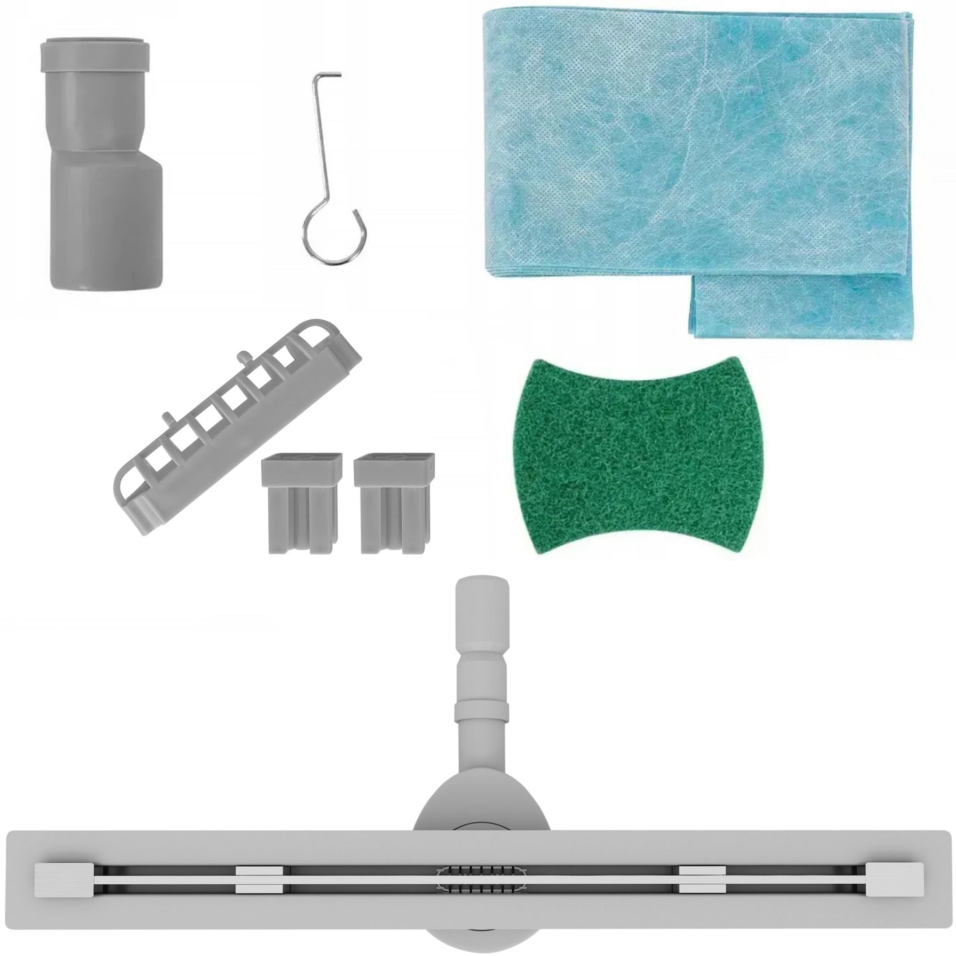 Rigola dus Rea Neo Ultra Slim Pro Nickel Brush INOX 80 13