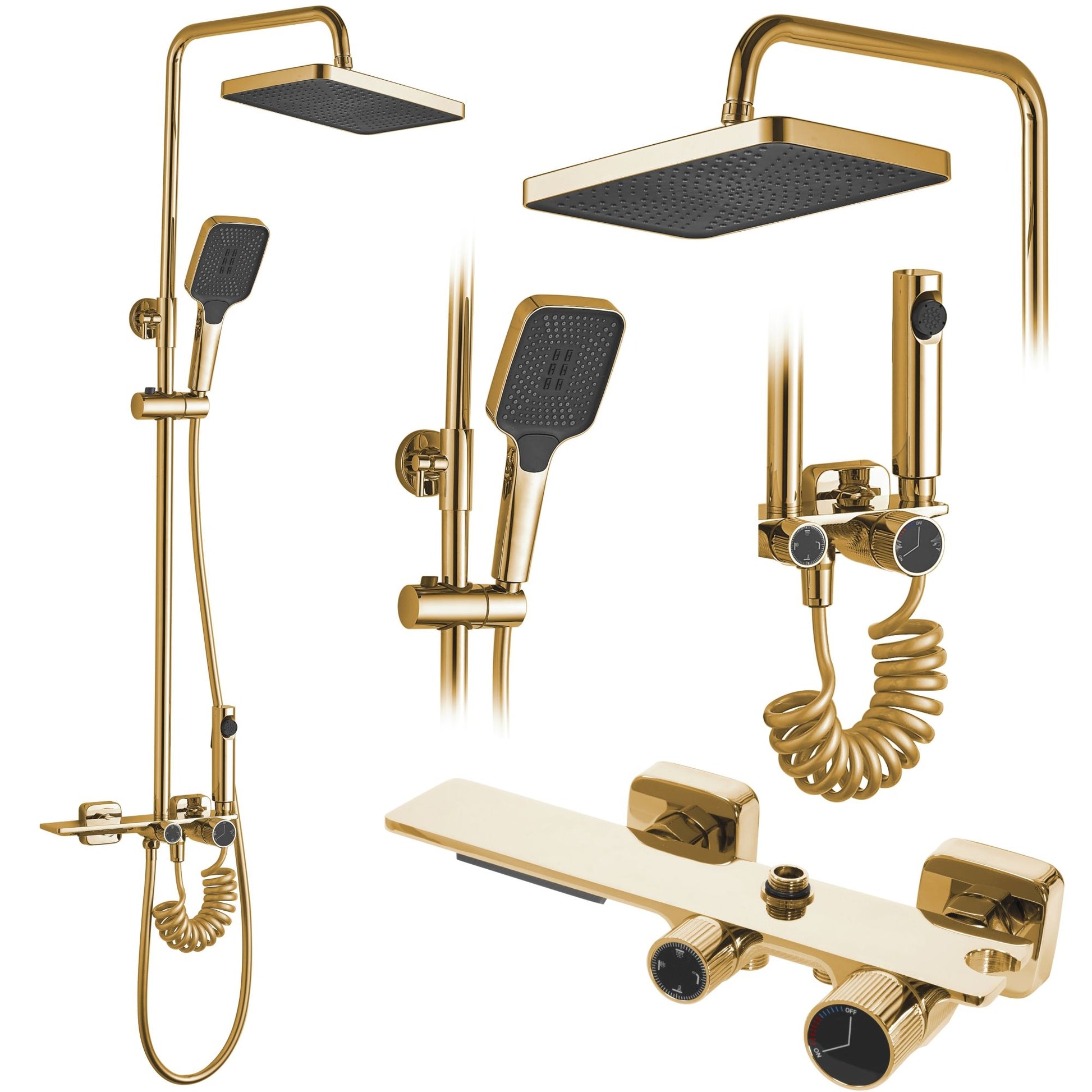 Coloana de dus REA HELIX Gold  1