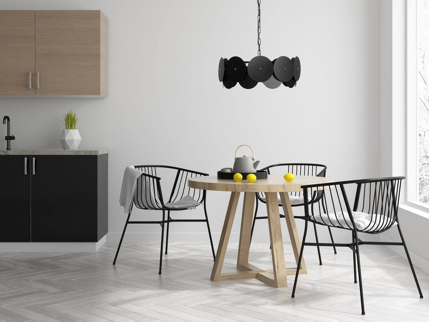 Lampă De Tavan App1307-cp Black  8