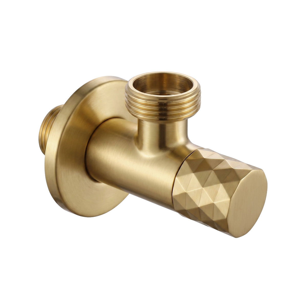 Robinet Colțar Diamond 03 1/2" X 3/4" Brush Gold 1