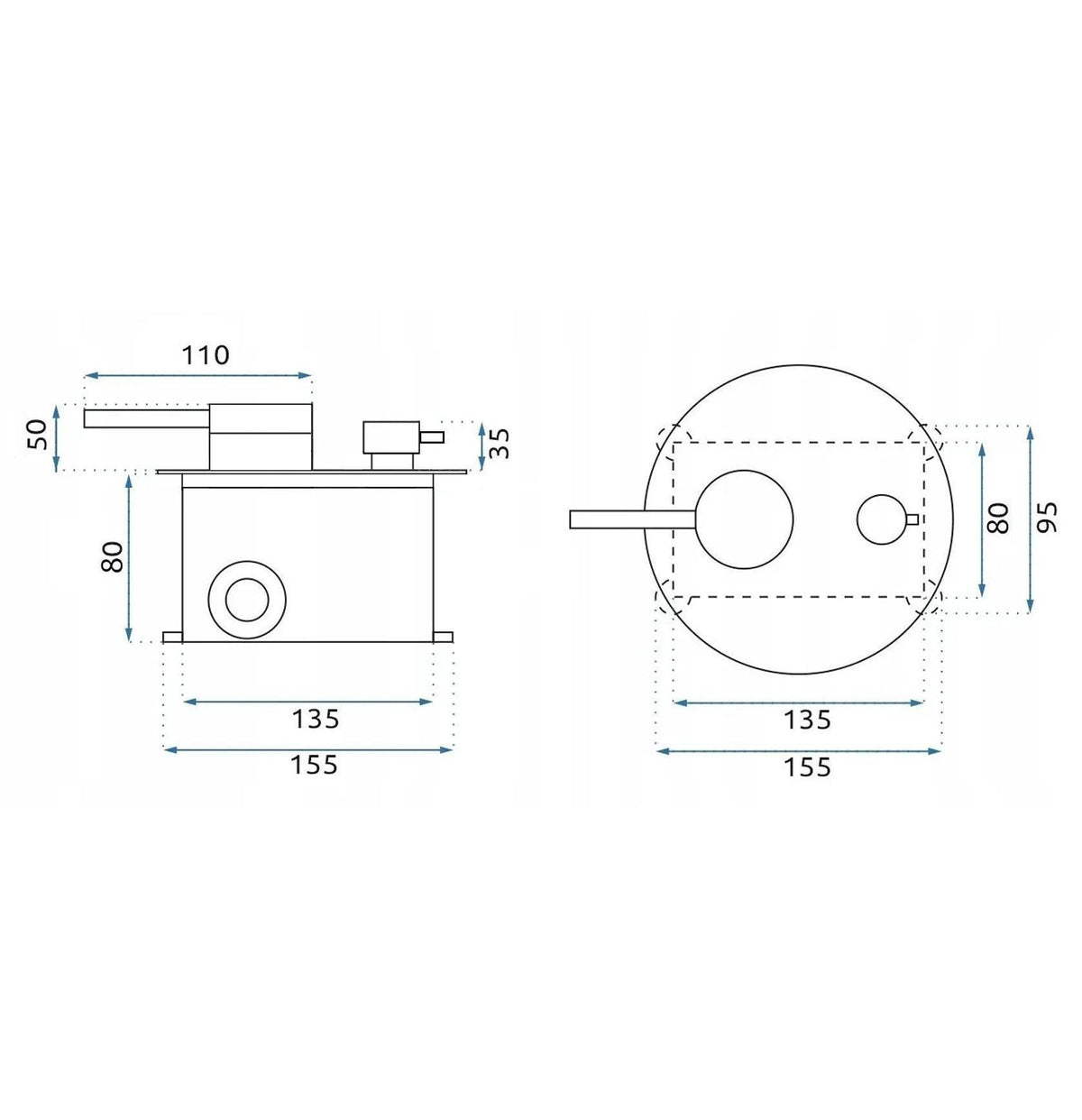 Set De Dus Incastrat Rea Foss Clif Titan + BOX 10