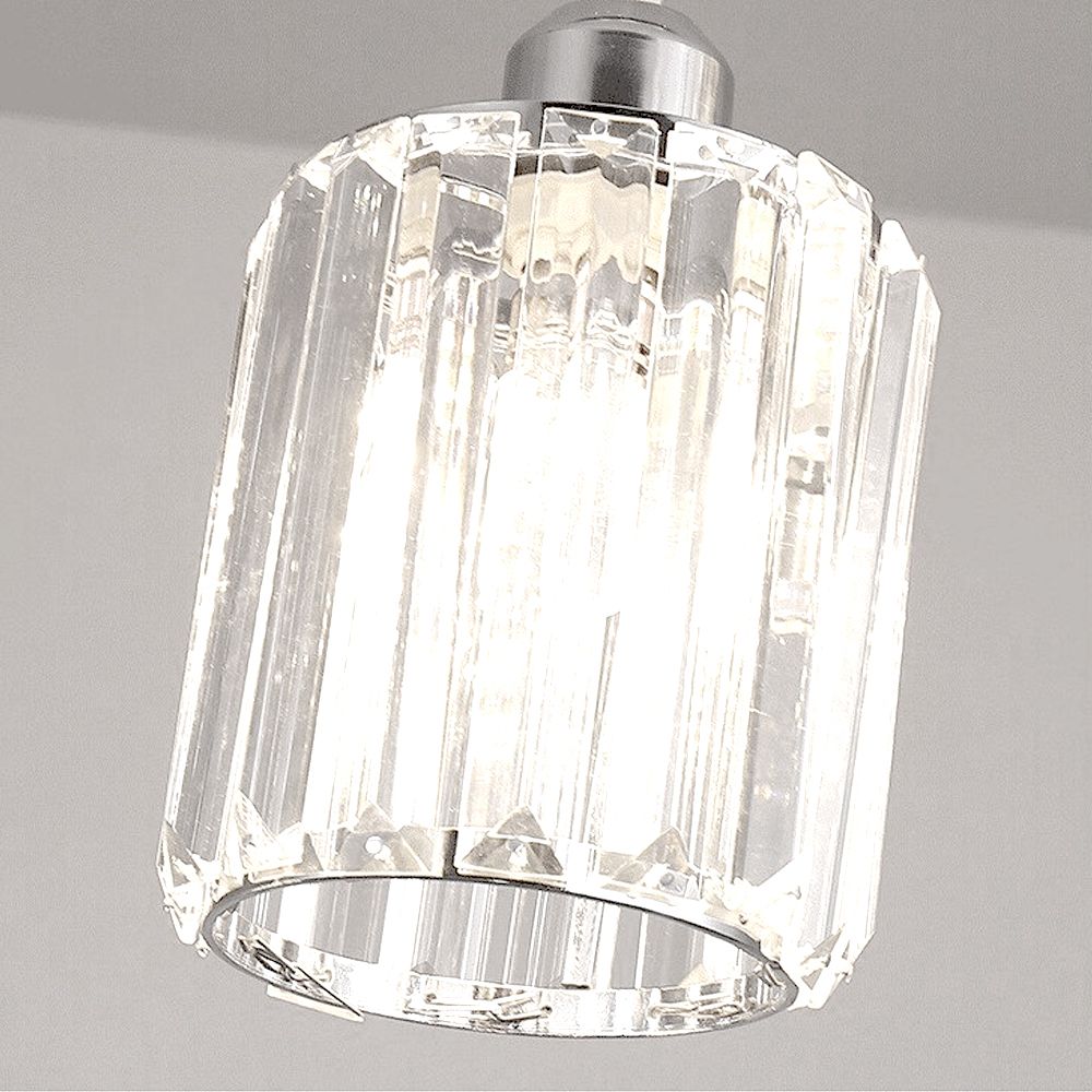 Lampă de tavan cristal argintiu APP508-1CP  4