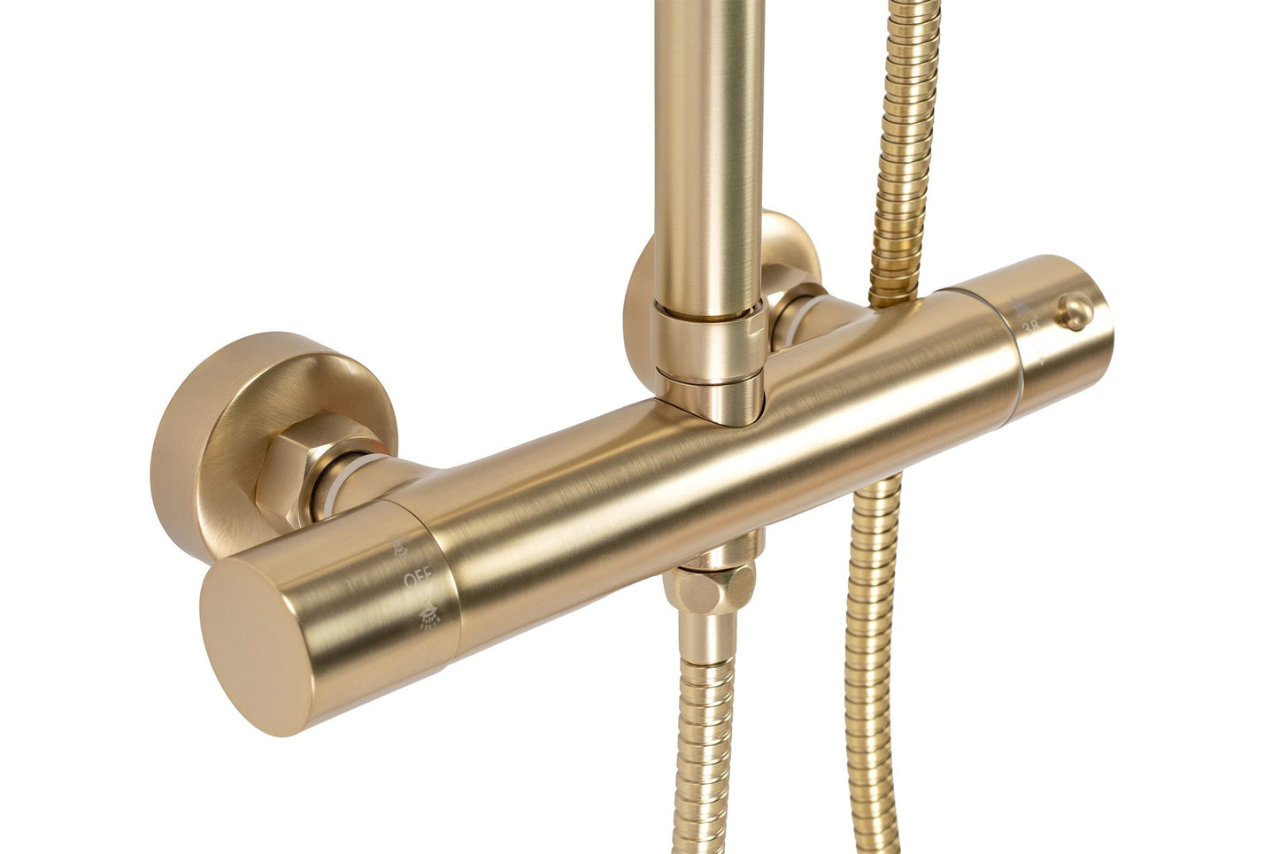 Set dus cu termostat Rea PAROT BRUSHED GOLD 2