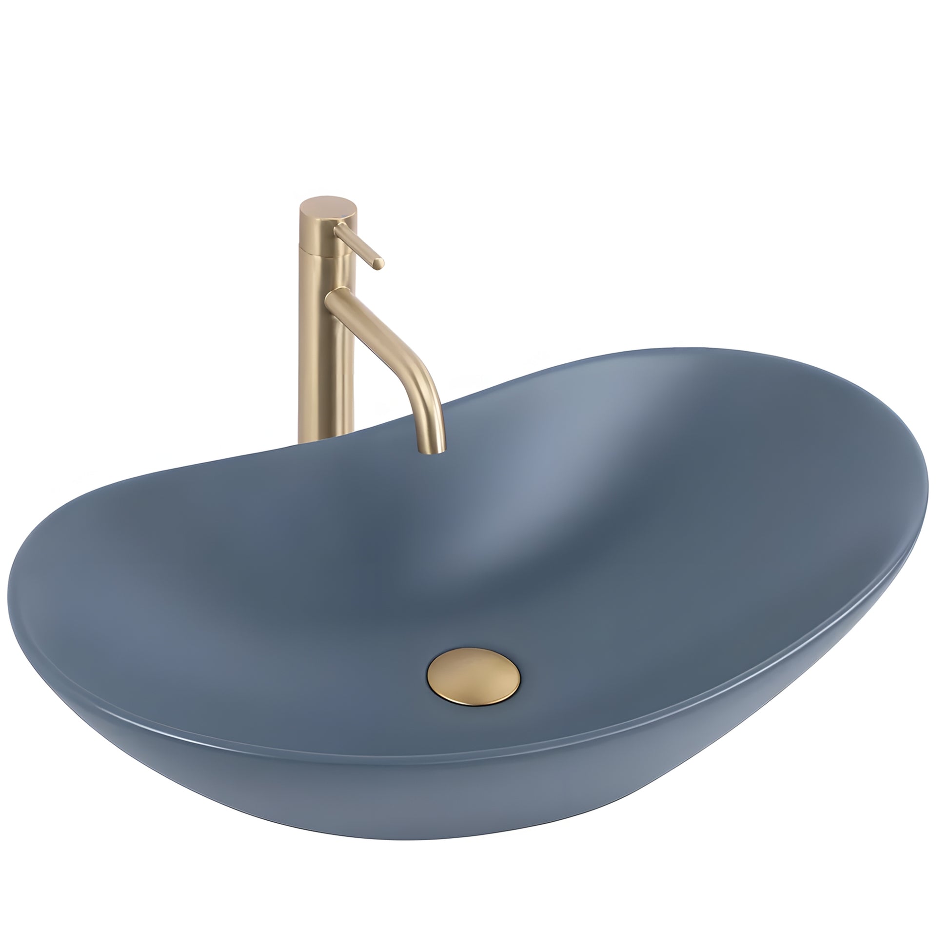 Lavoar pentru blat Rea Royal Blueberry Matt  2