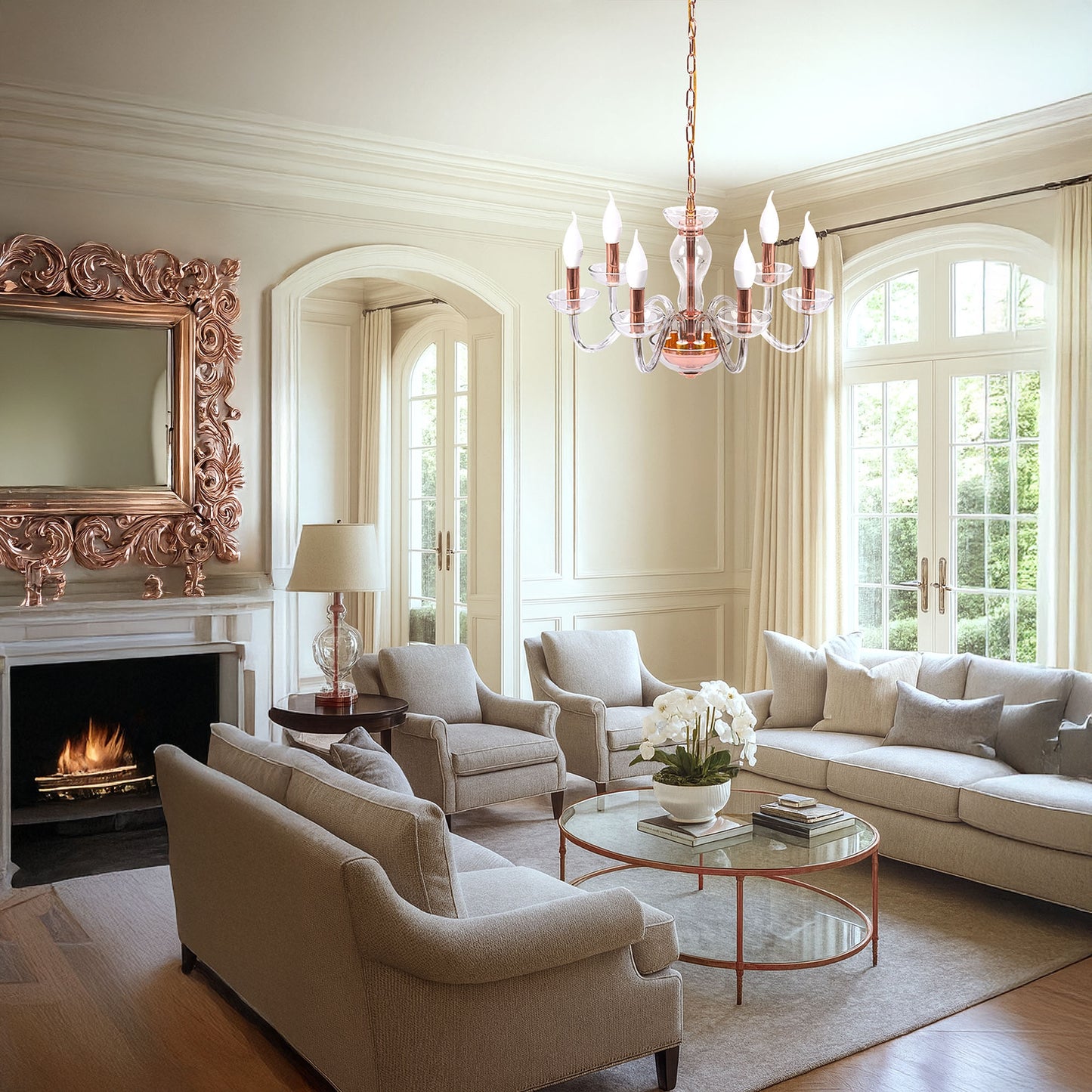 Candelabru Suspendat APP1081-6CP  5