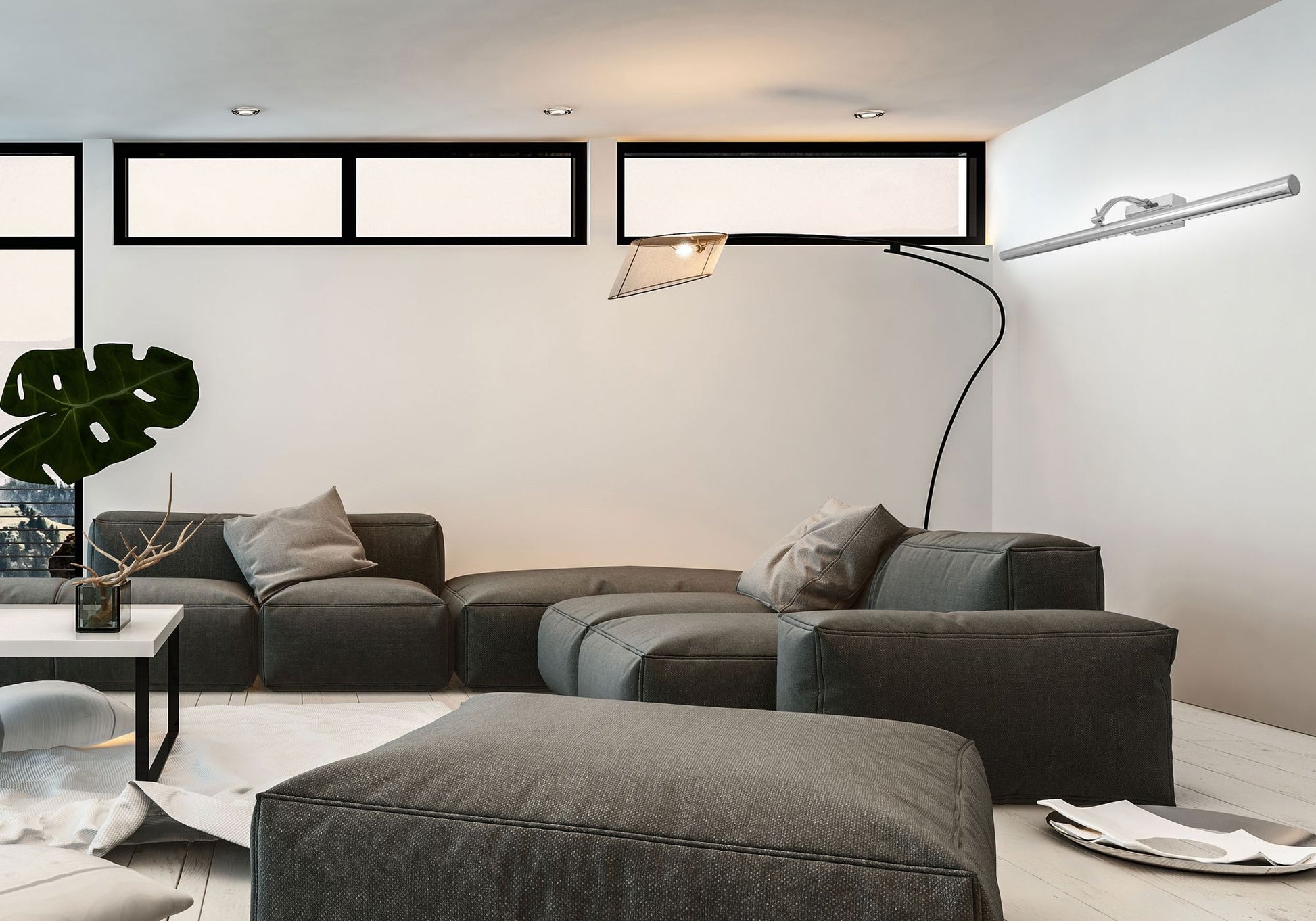 APLICA de baie LED pentru oglinda 15W 106CM APP367-1W Crom  5