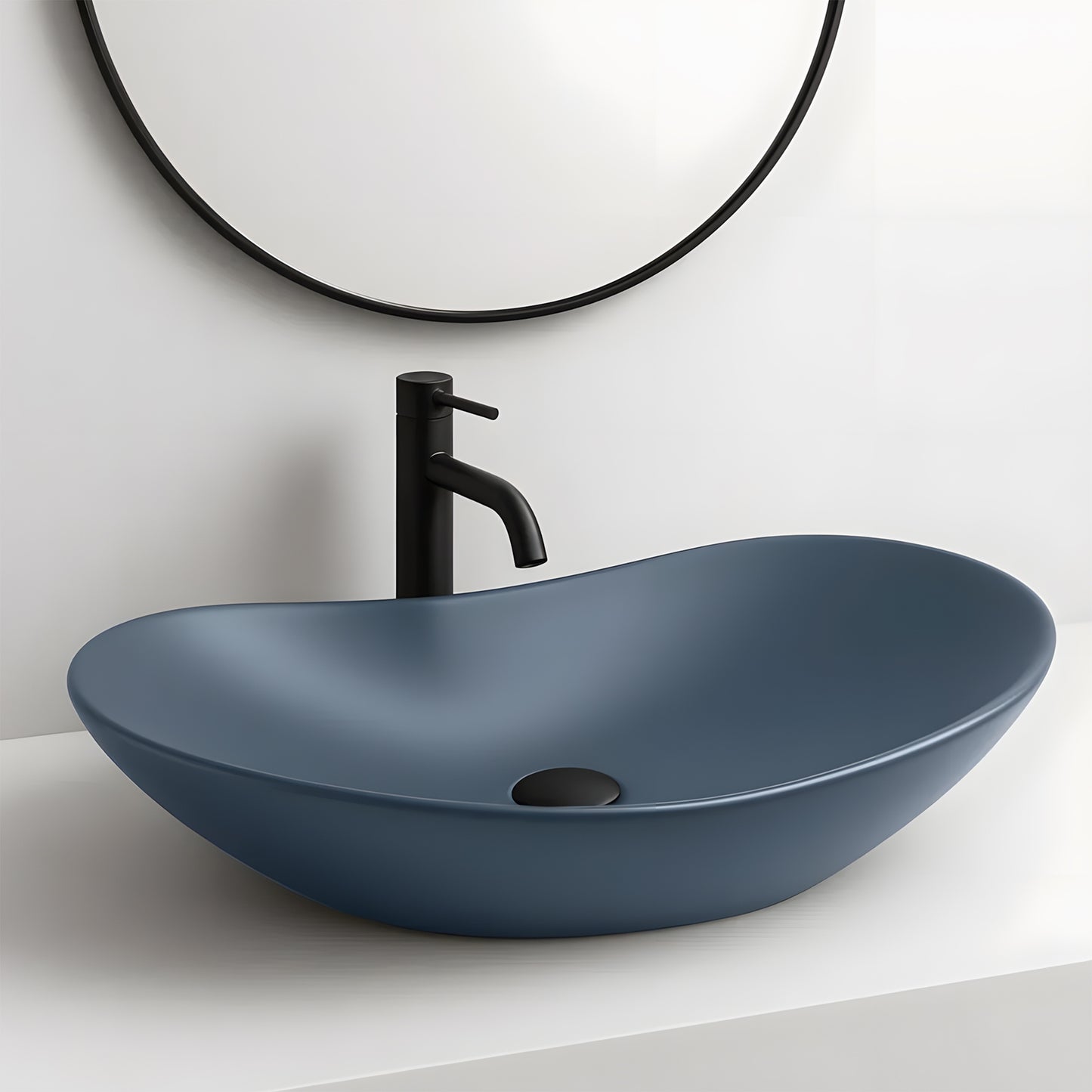 Lavoar pentru blat Rea Royal Blueberry Matt  3