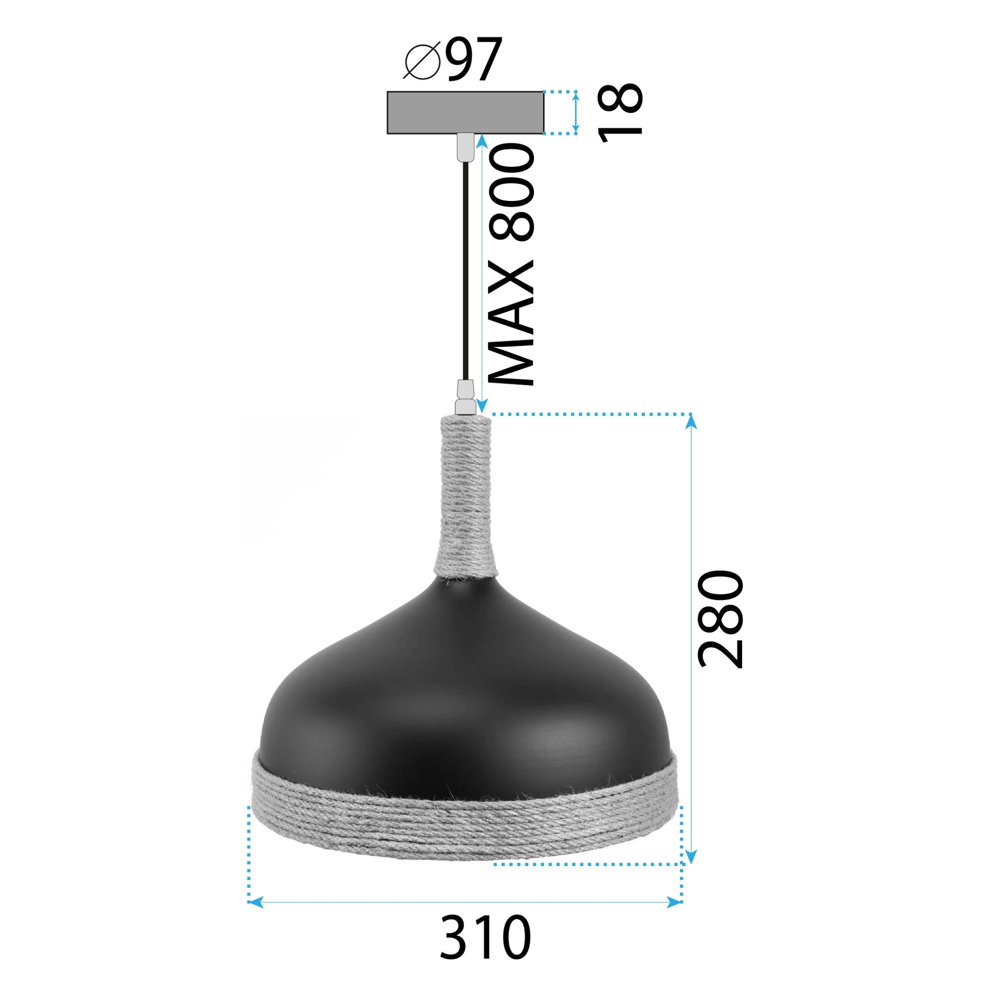 Lampă Suspendată APP1421-1CP  8
