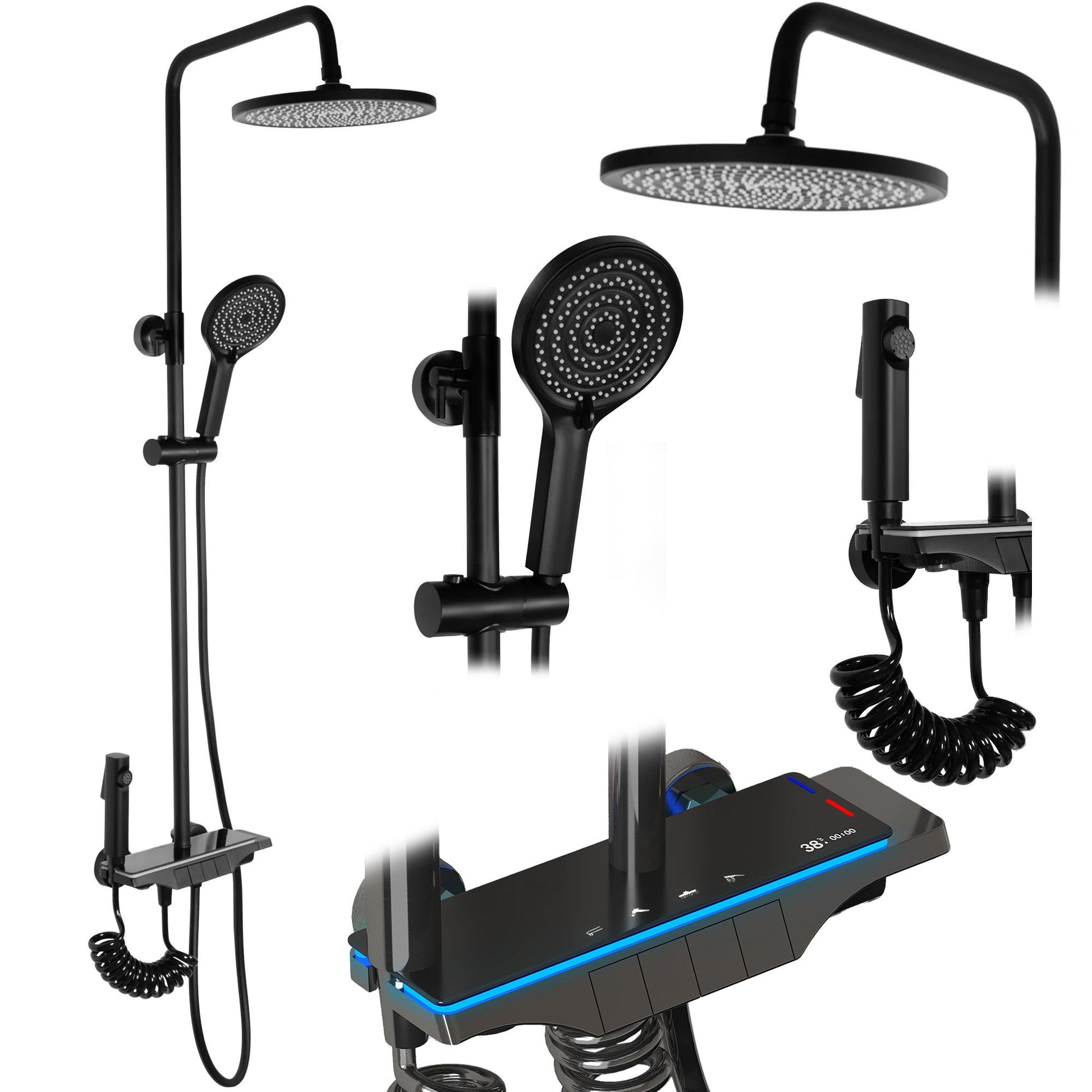 Set dus REA Savio Led Black  1
