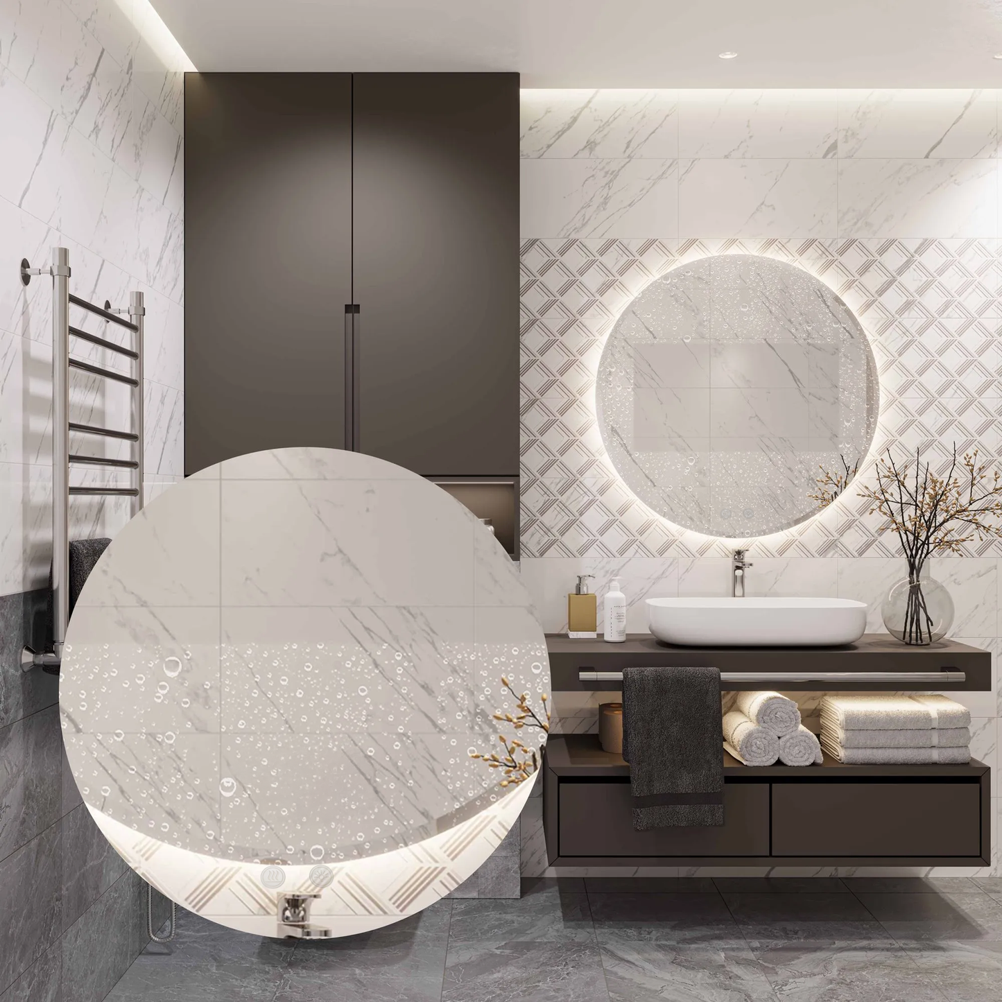 Oglindă Led 60cm Hzj060  3