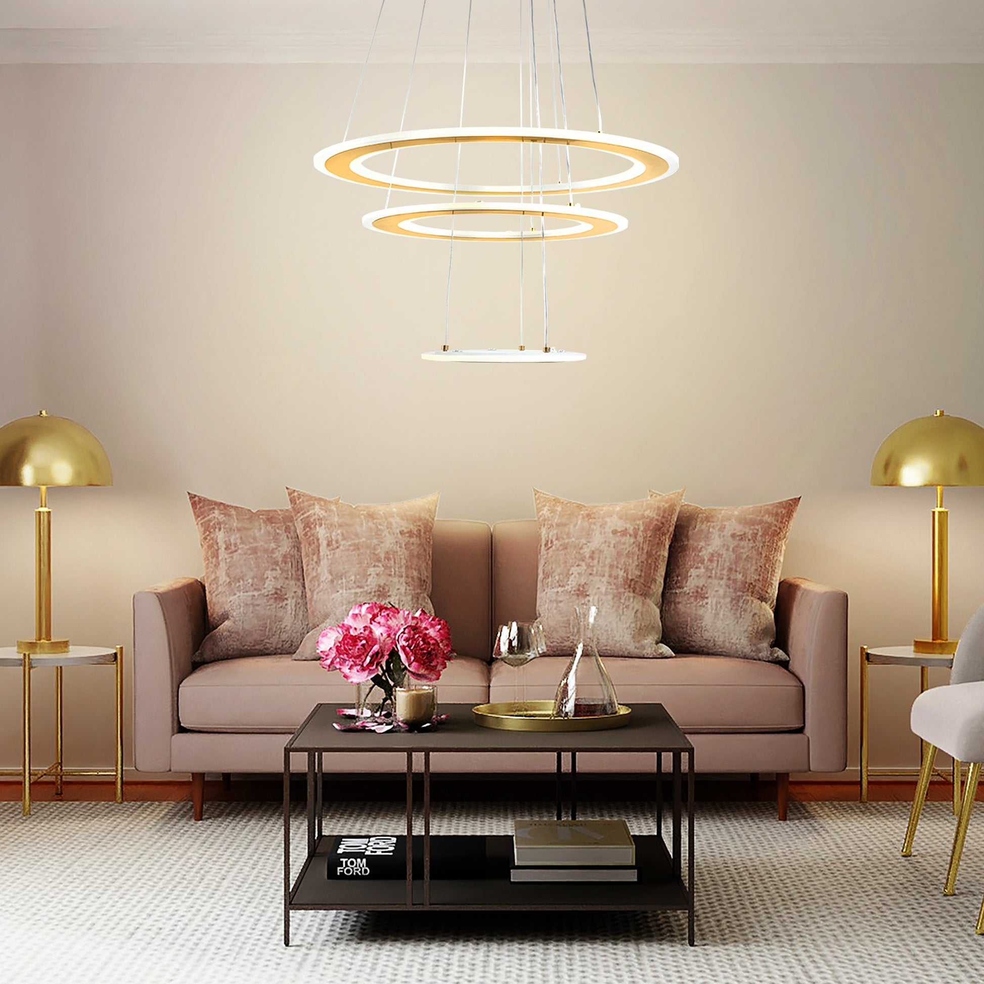 Lampă De Tavan Led G041-3cp Brush Gold  7