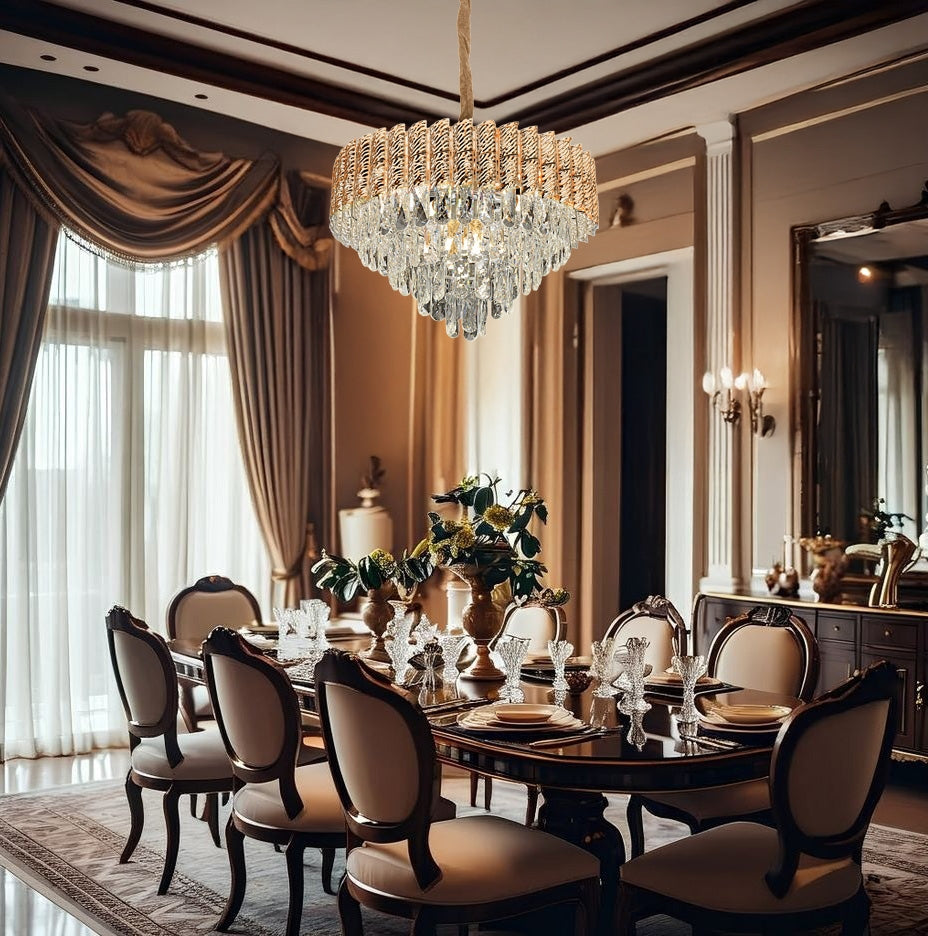 Lampă Suspendată Cristal G054-cp 50cm Gold  5