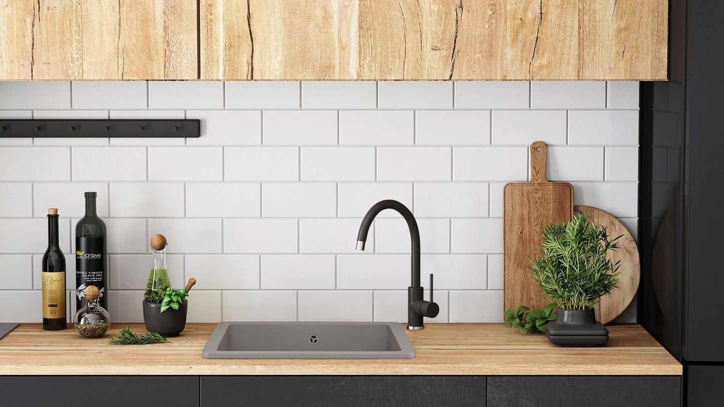 Chiuveta bucatarie Granit Nels grey  7