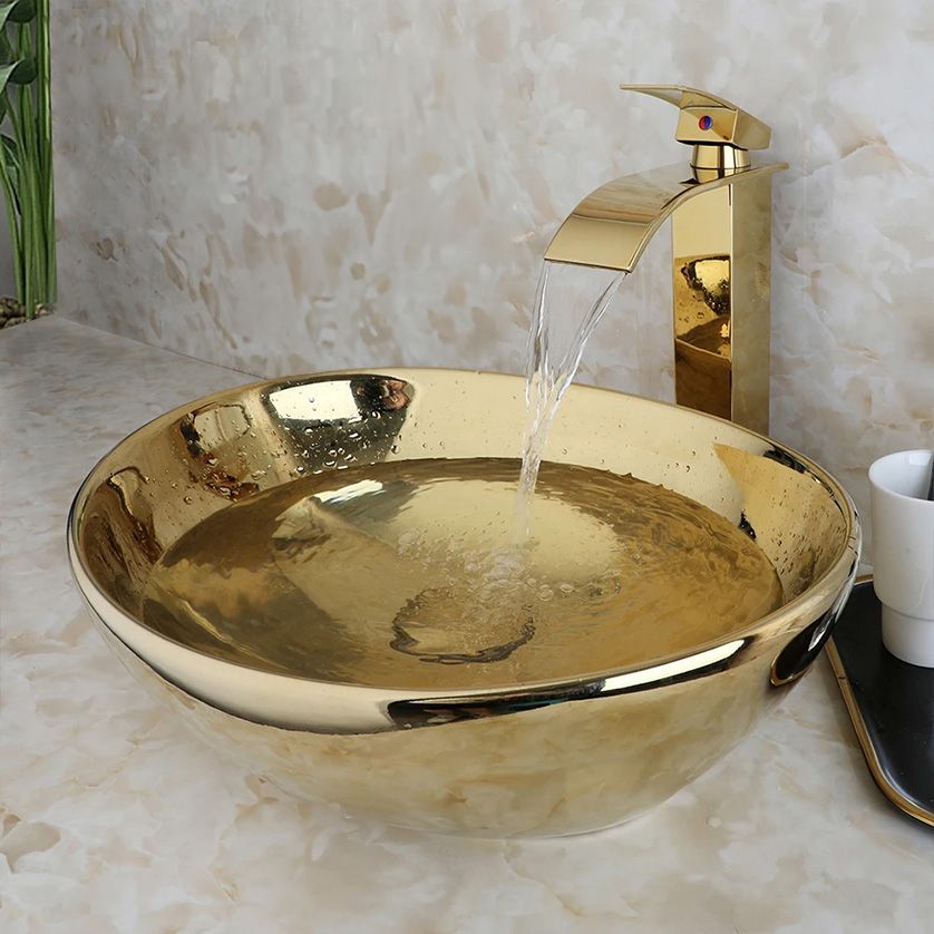 Lavoar pentru blat Rea Sofia Gold 4