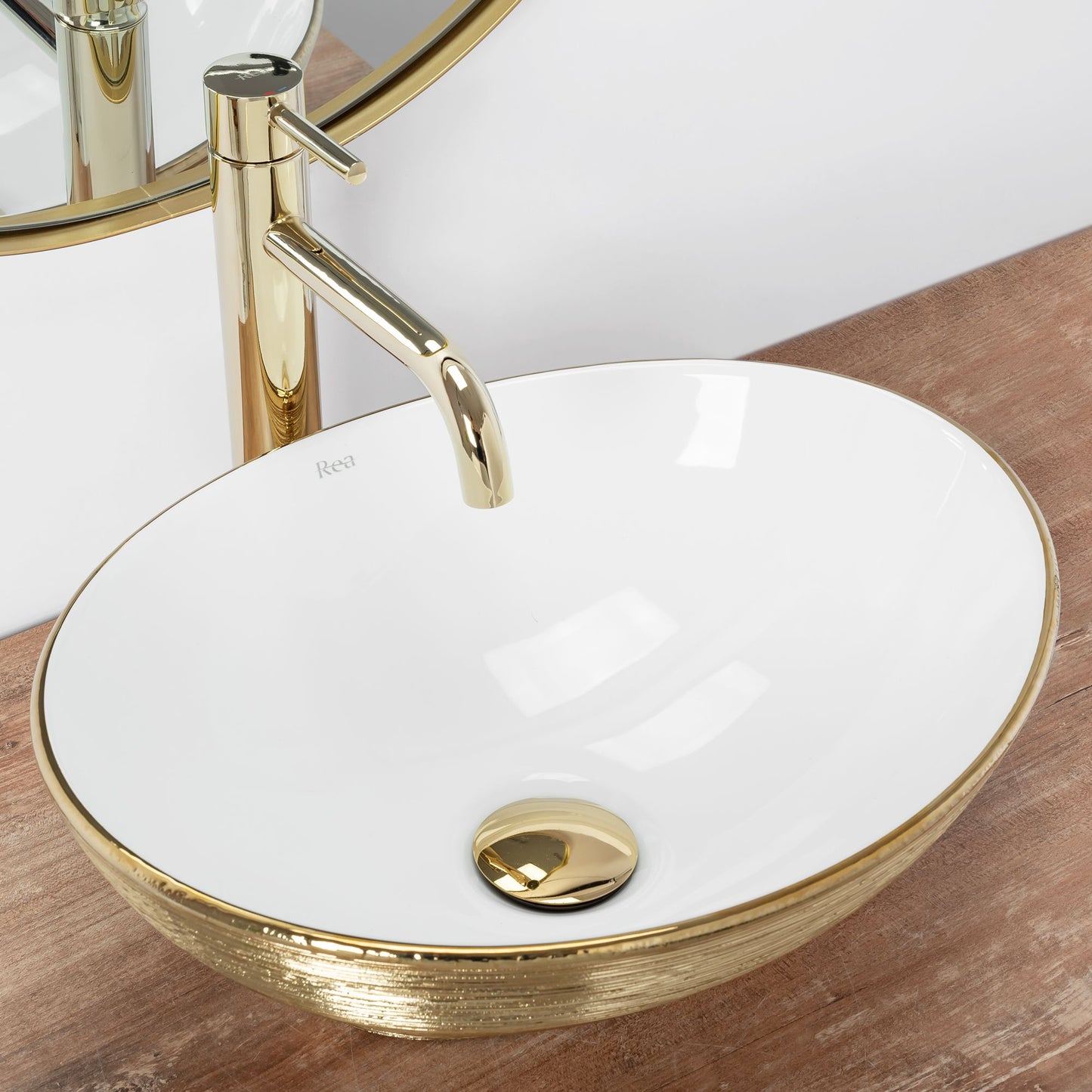 Lavoar pe blat Rea Sofia Brush Gold 3