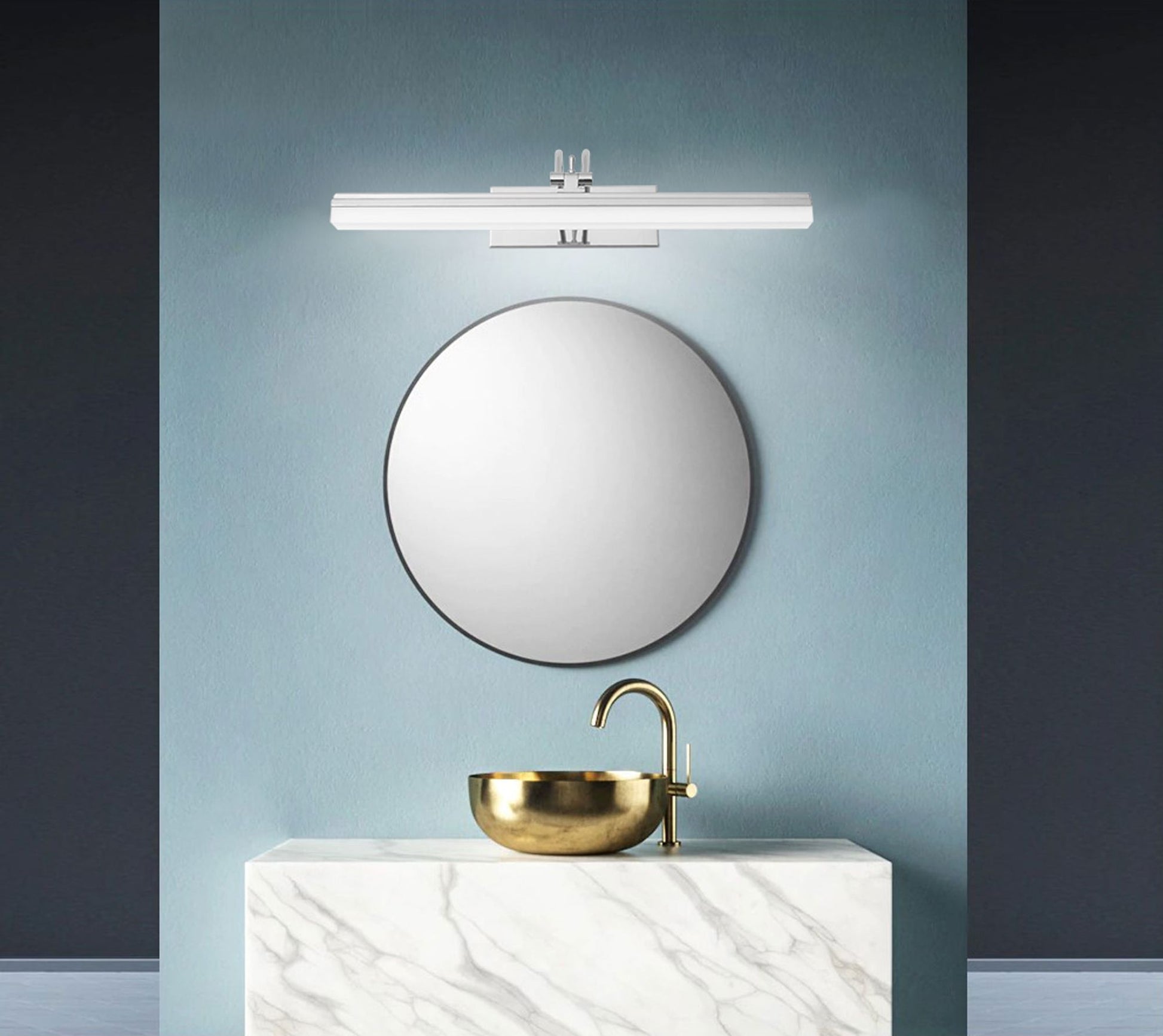 APLICA de baie LED pentru oglinda 9W 40CM APP372-1W Crom  2