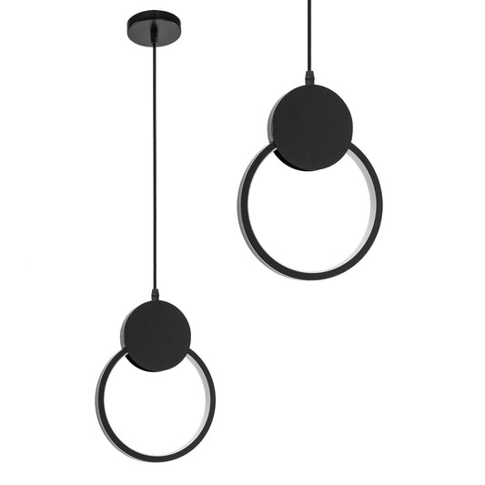 Lampă suspendată de tavan LED APP852-CP BLACK  1