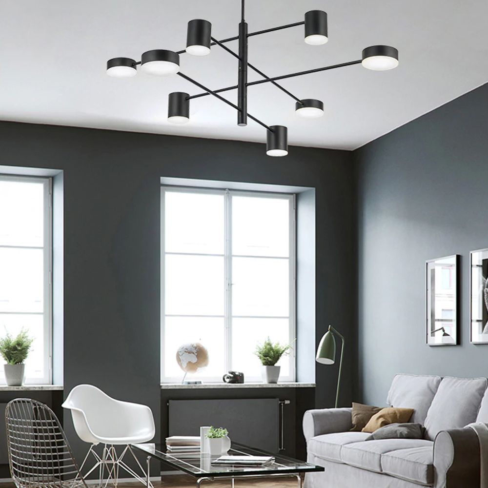 Lampă de tavan modernă cu 8 brațe APP598-8C  7