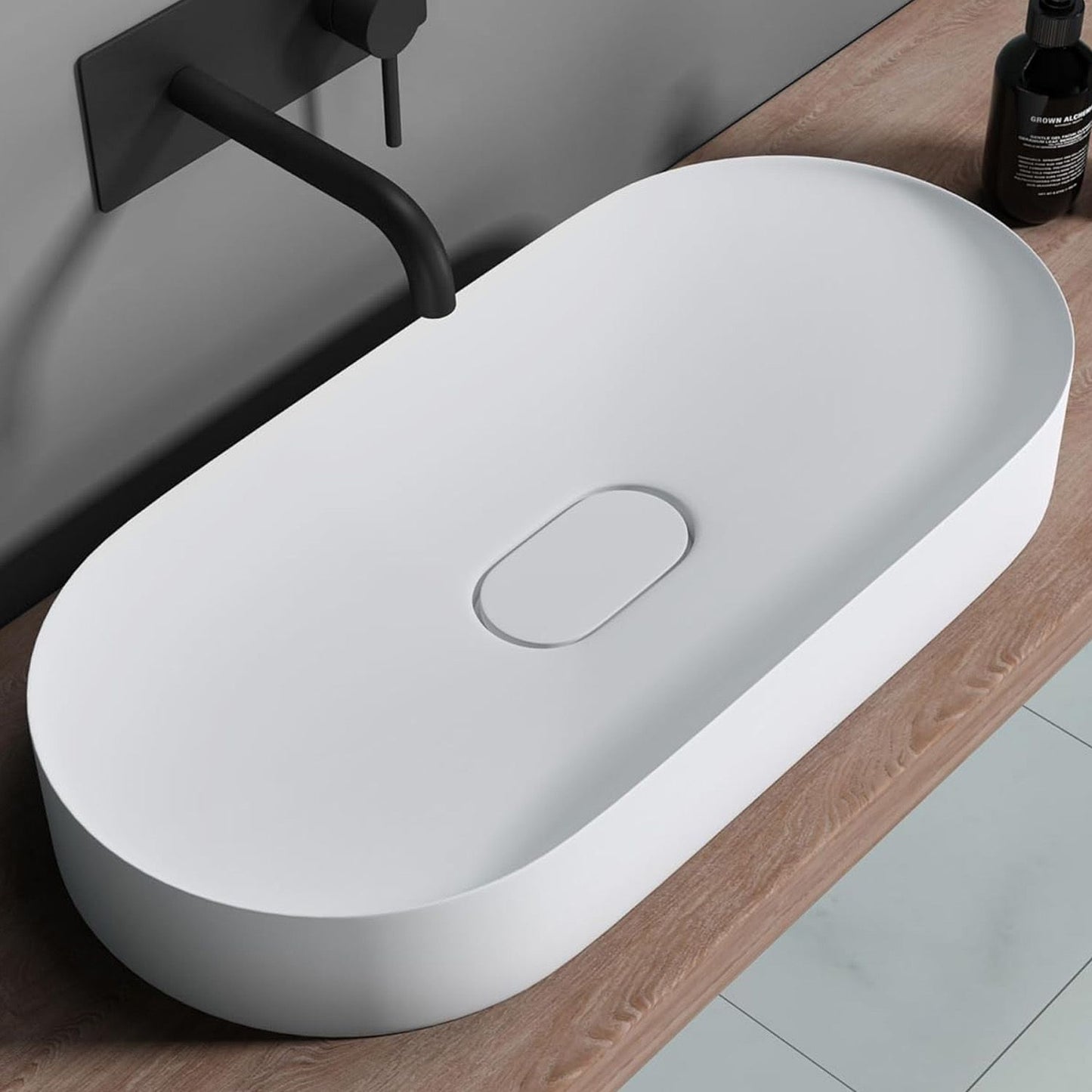 Lavoar pentru blat IRIS 71 CM White 5