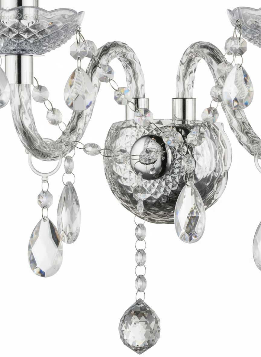 Lampa De Perete Ebt017-2w Transparent  3