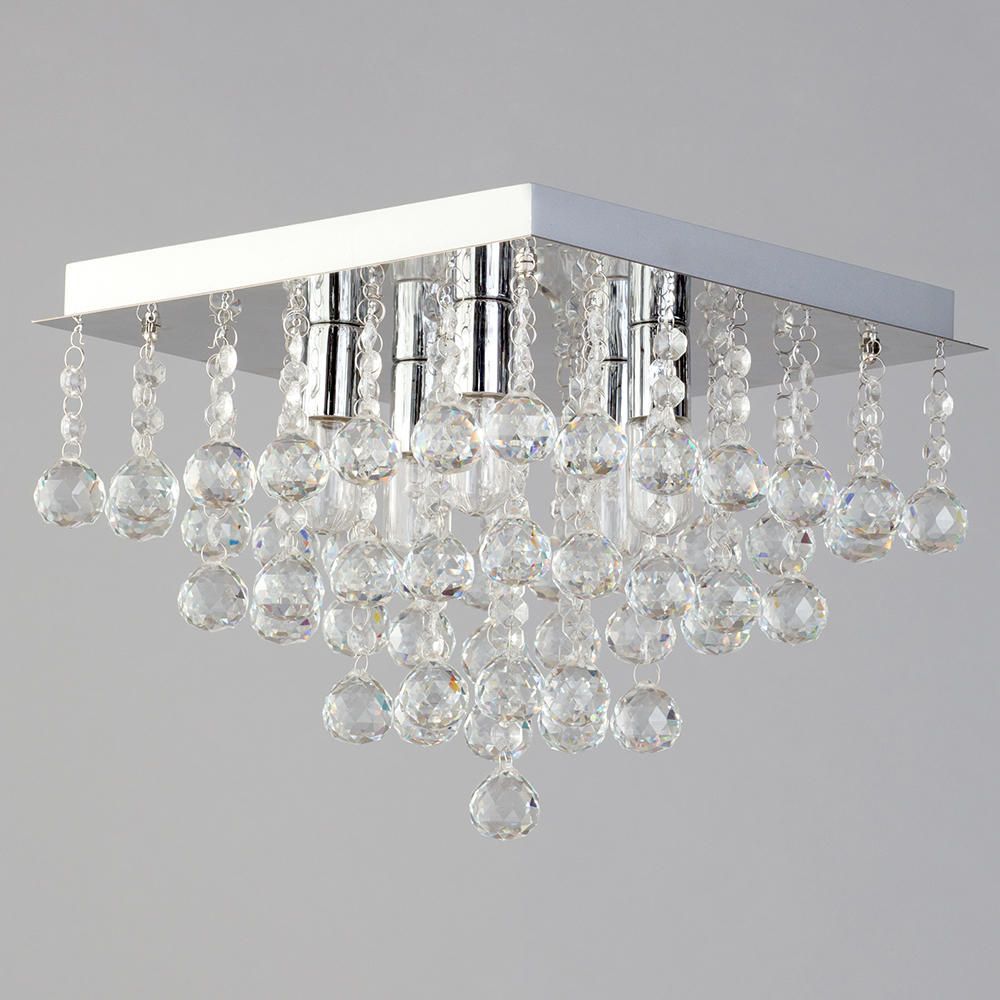 Lampa DE TAVAN Plafoniera APP515-4C Cristal  2