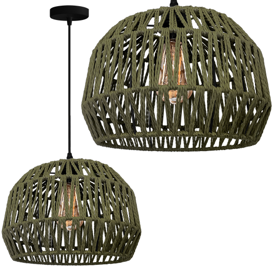 Lampa zielona Boho APP1293-1CP 1