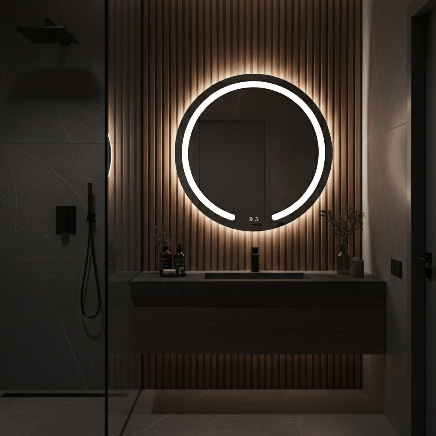 Oglindă LED 80cm Modern  10