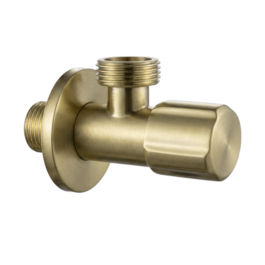 Robinet colțar 02 1/2" x 3/4" Brush Gold  1
