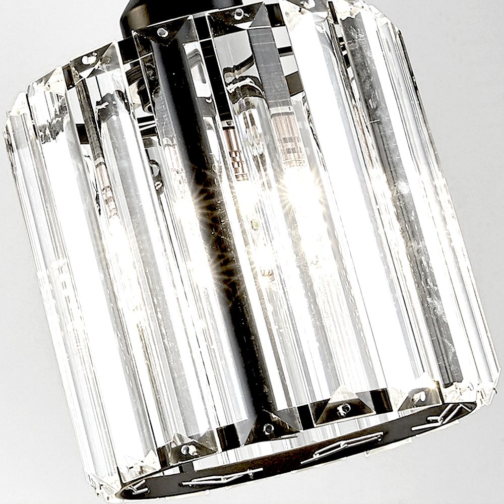 Lampă de tavan din imitatie cristal negru APP513-3CPR  3