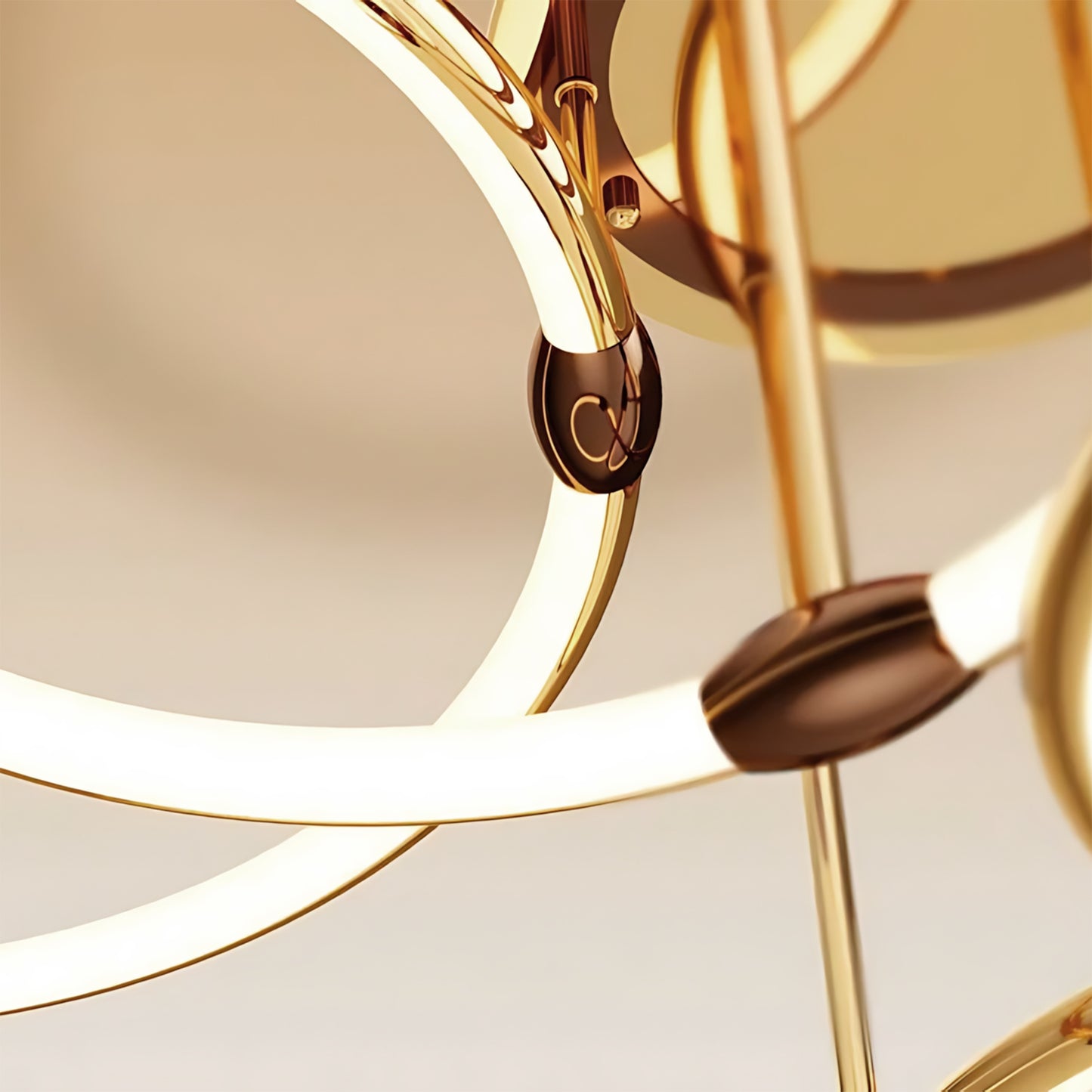 Lampă De Tavan G122-3c Gold Led  4