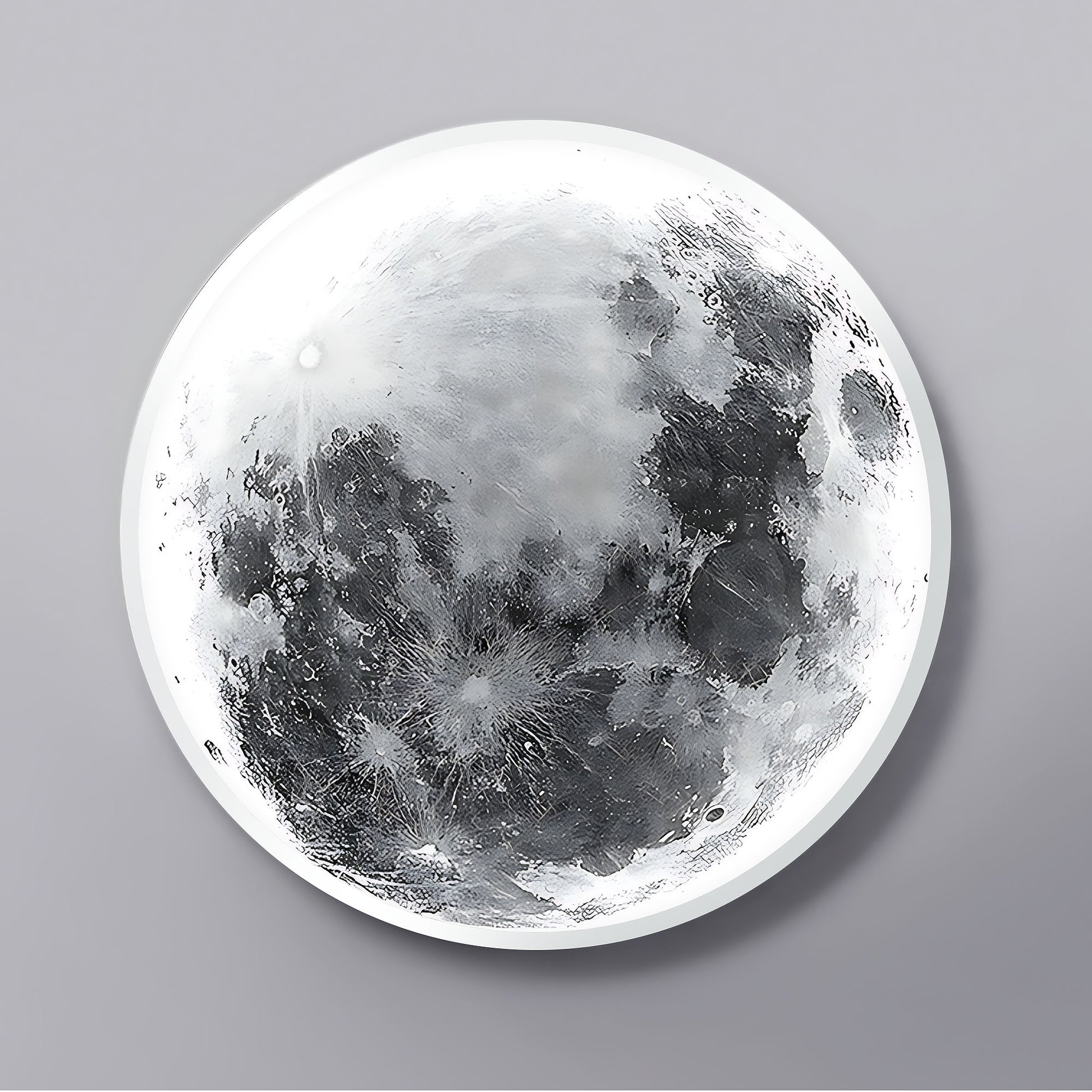 Lampă De Tavan App1806-cw Moon Led White  9