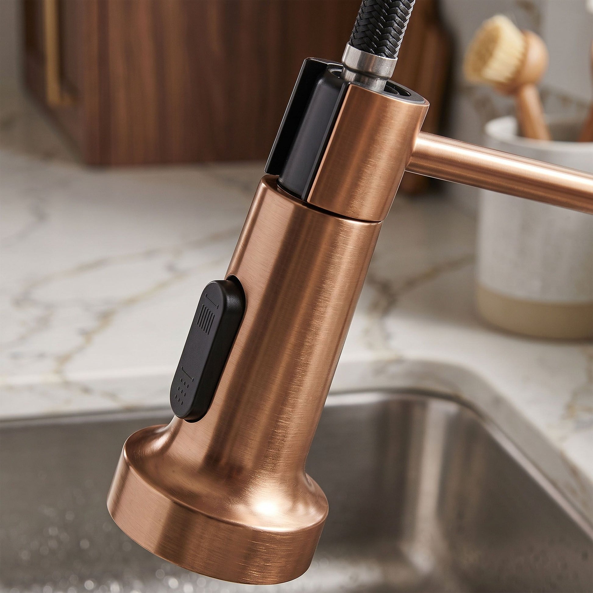 Cap Cu Aerator Pentru Baterie De Bucătărie REA Colin Brush Copper 6
