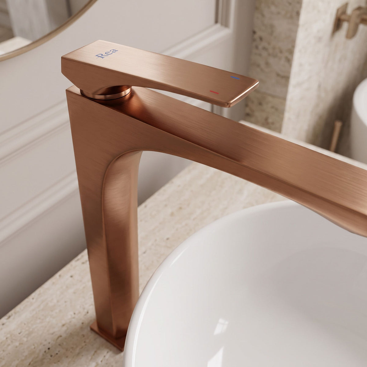Baterie Pentru Baie PREMIUM Rea Joe Brush Copper High 5