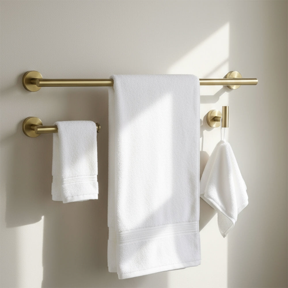 Set Accesorii Pentru Baie Ari Brush Gold 4 Piese  4